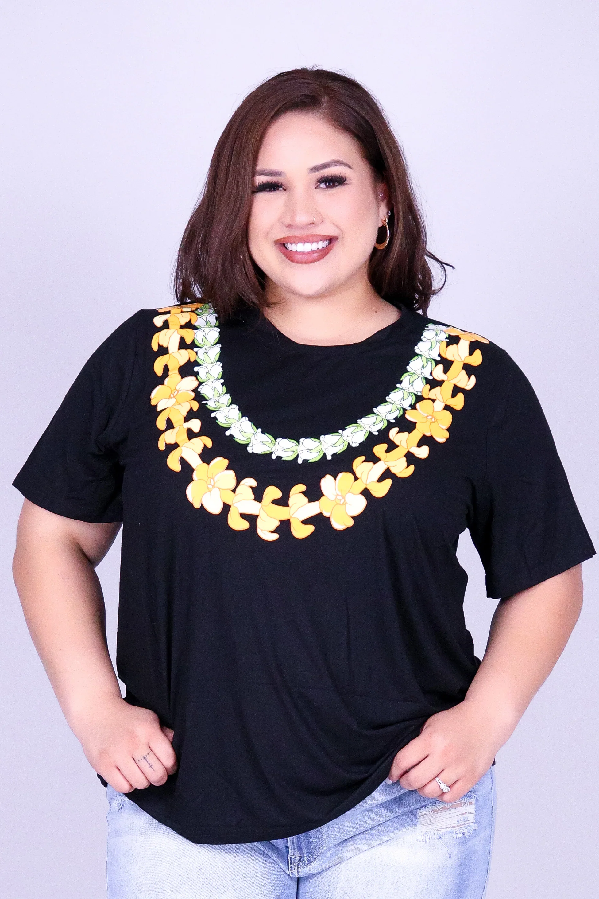 PUAKENIKENI LOKELANI LEI TEE - Image 2