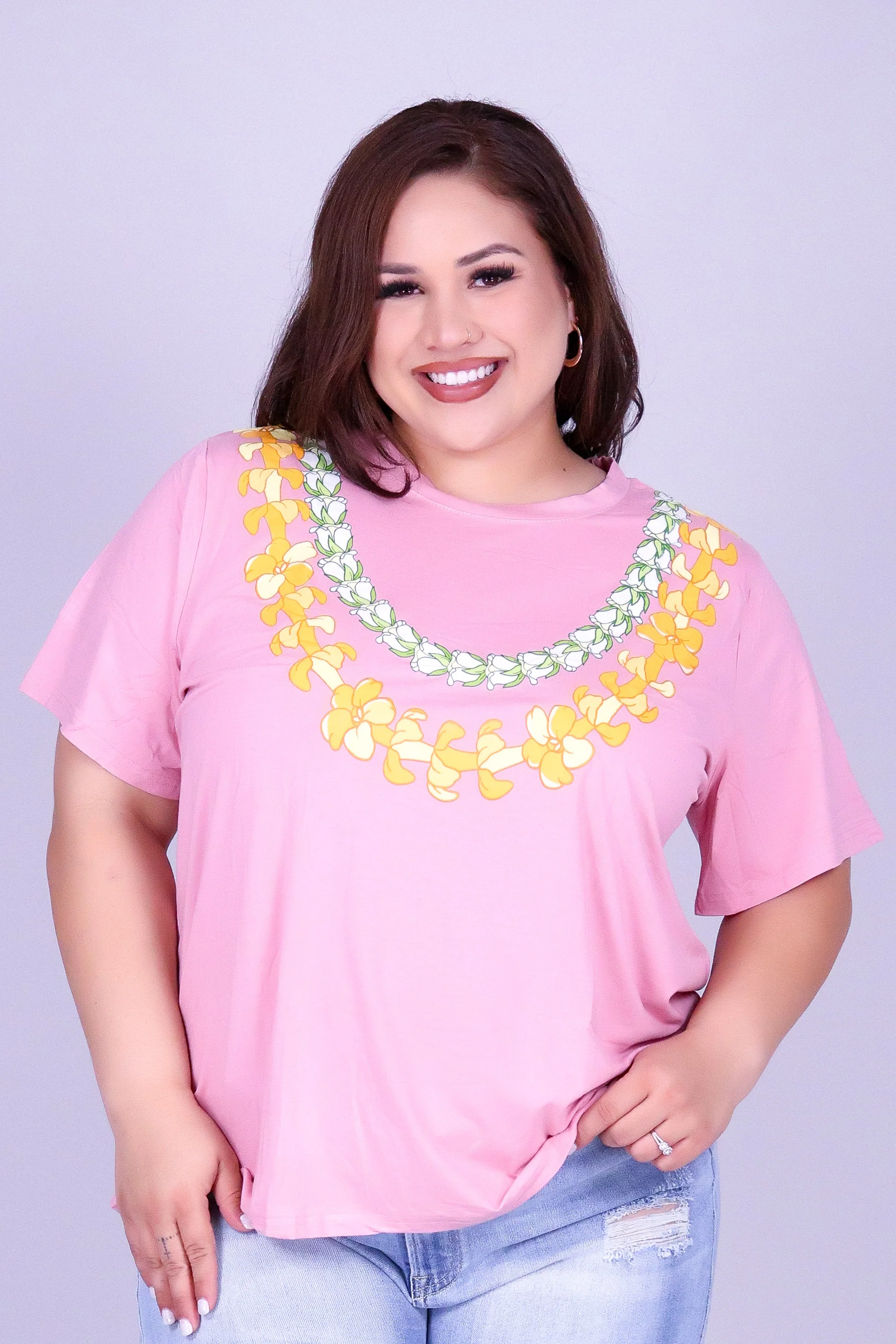 PUAKENIKENI LOKELANI LEI TEE - Image 2