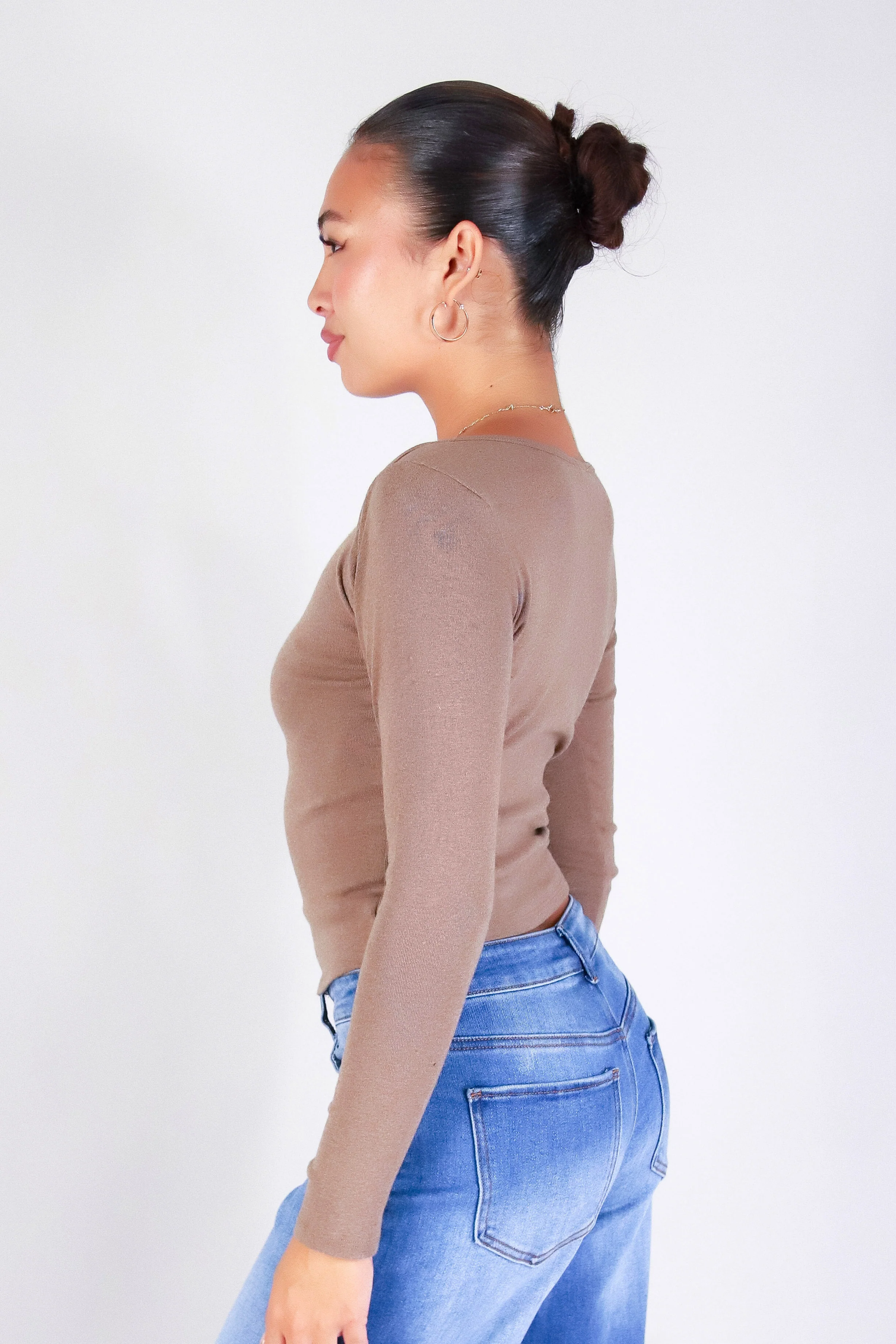 QUIET ALLURE LONG SLEEVE TOP - Image 3