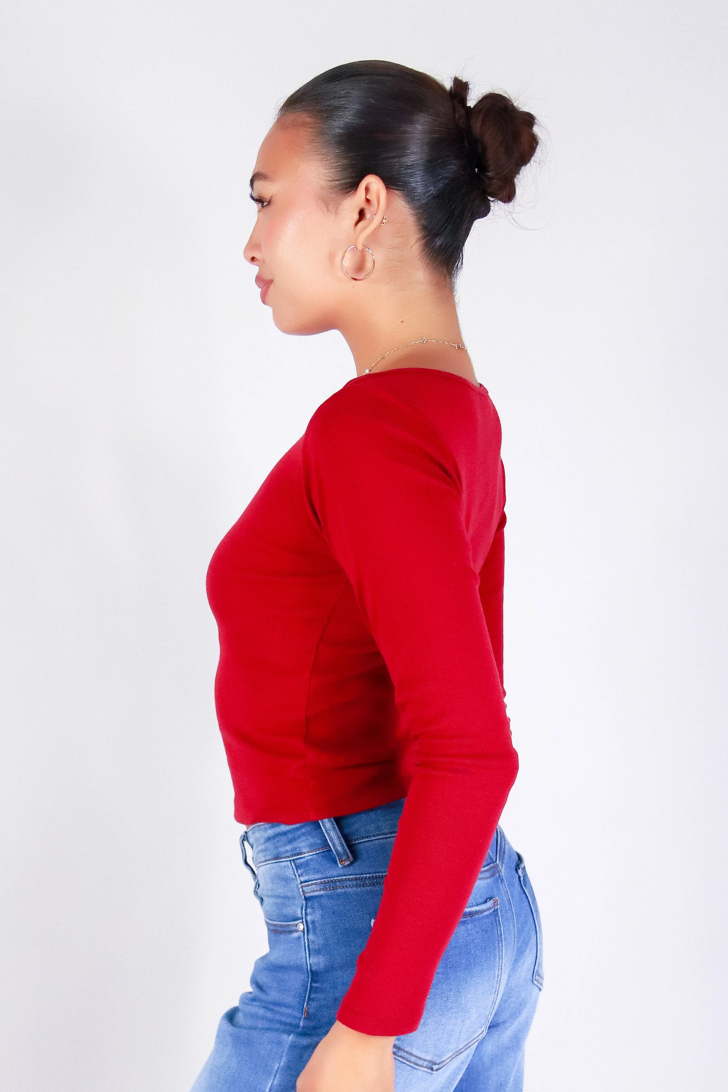 QUIET ALLURE LONG SLEEVE TOP - Image 3