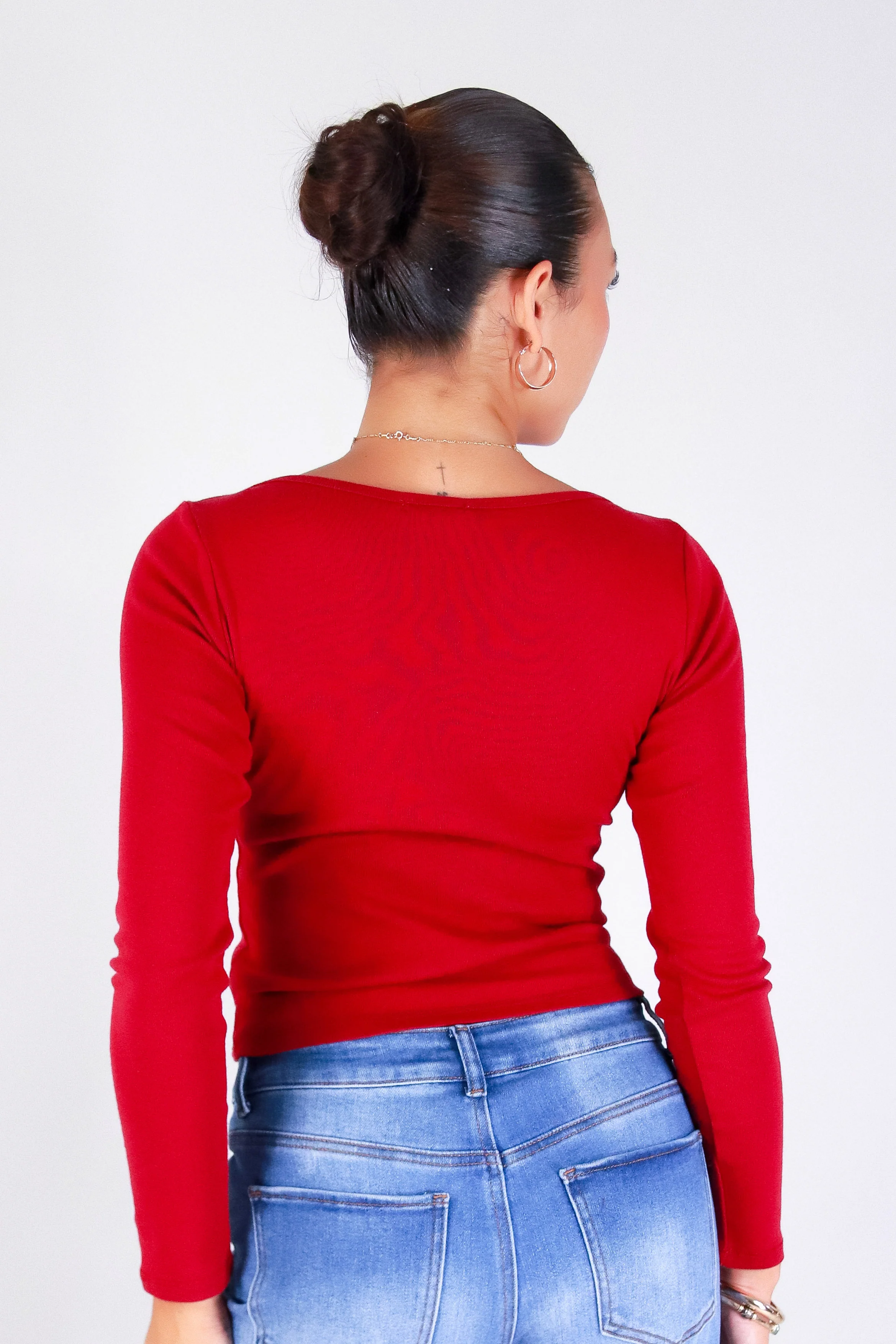 QUIET ALLURE LONG SLEEVE TOP - Image 4