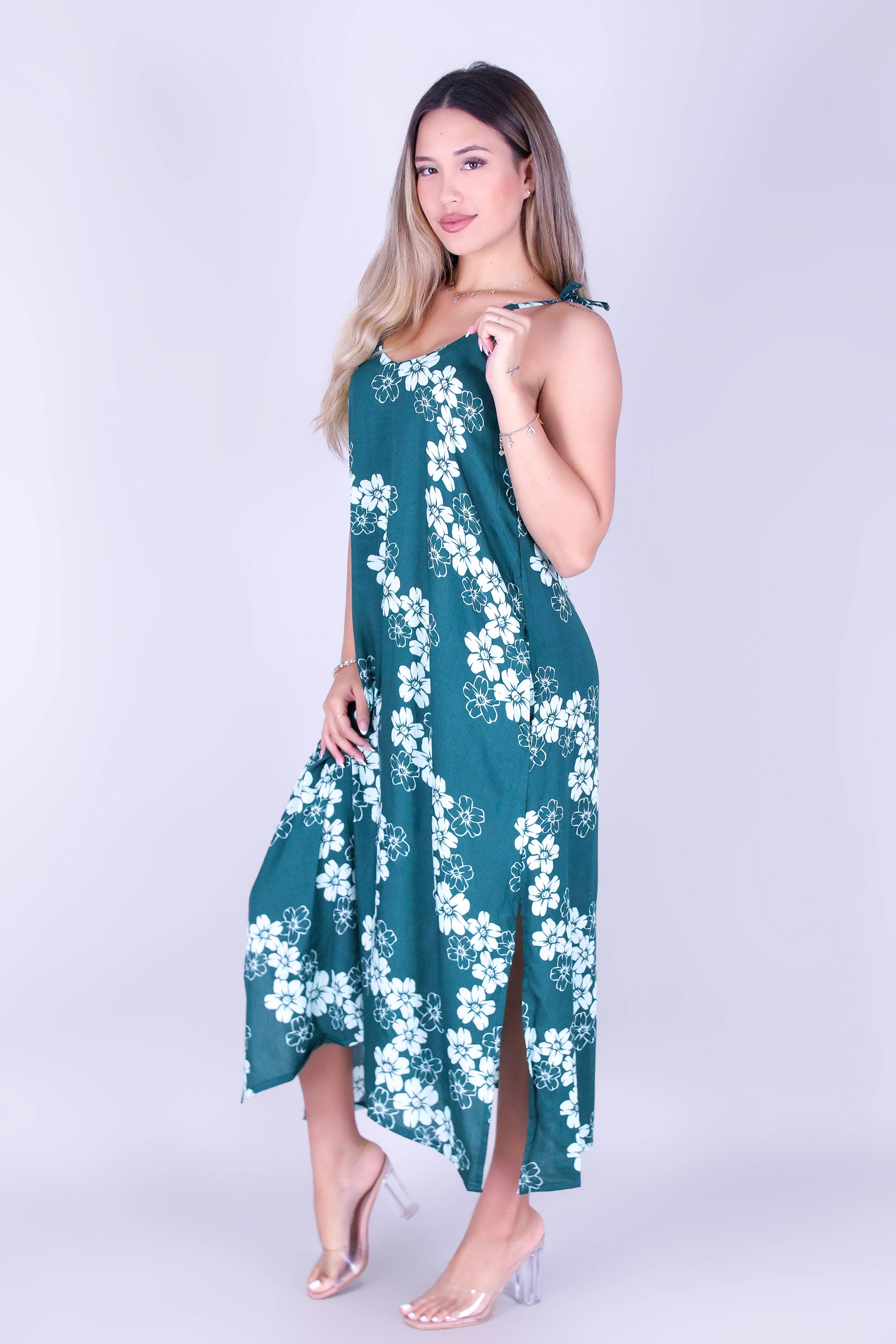 PUAKENIKENI PARADISE TIE MAXI DRESS - Image 2