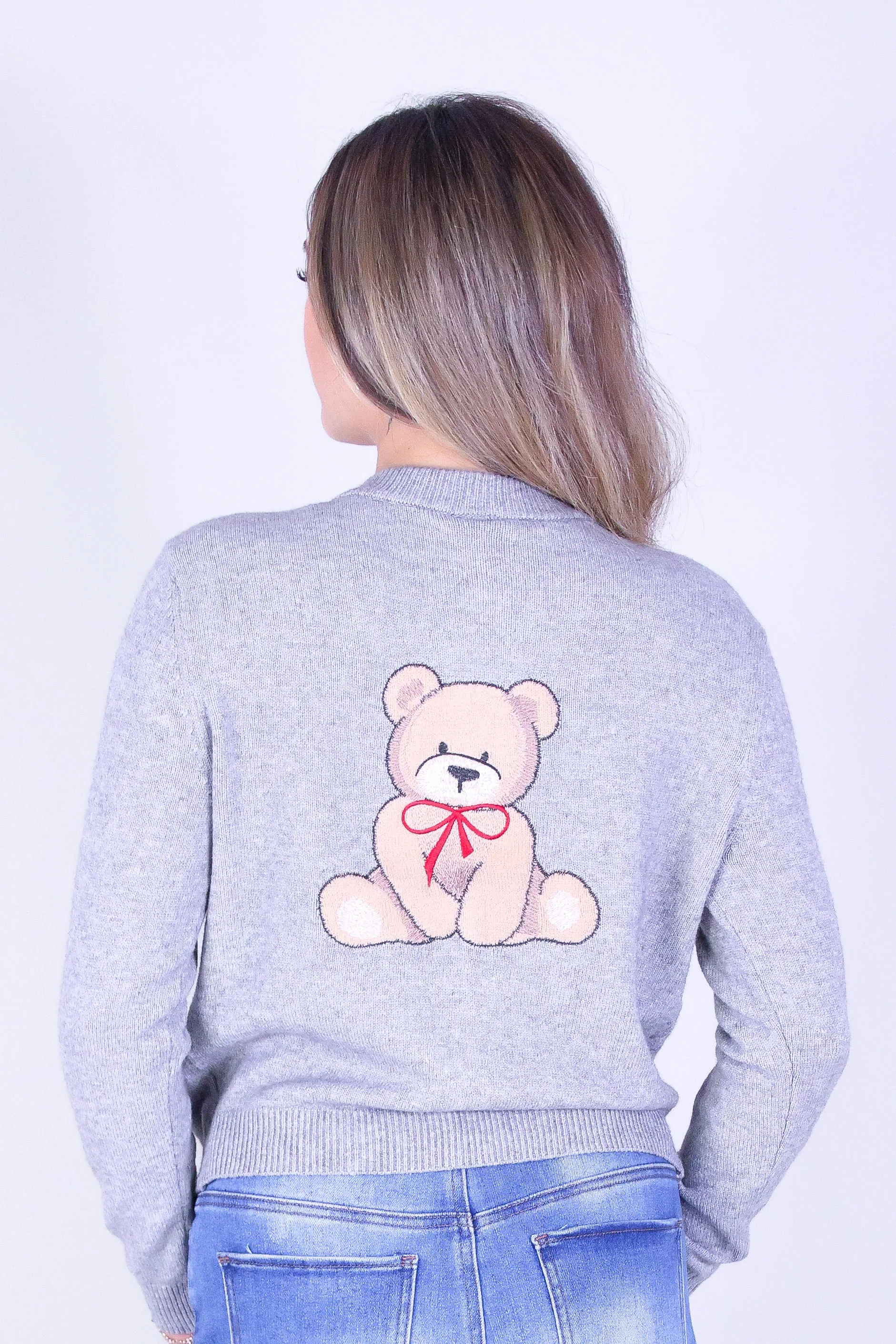 LOVE ME TEDDY SWEATER CARDIGAN - Image 5