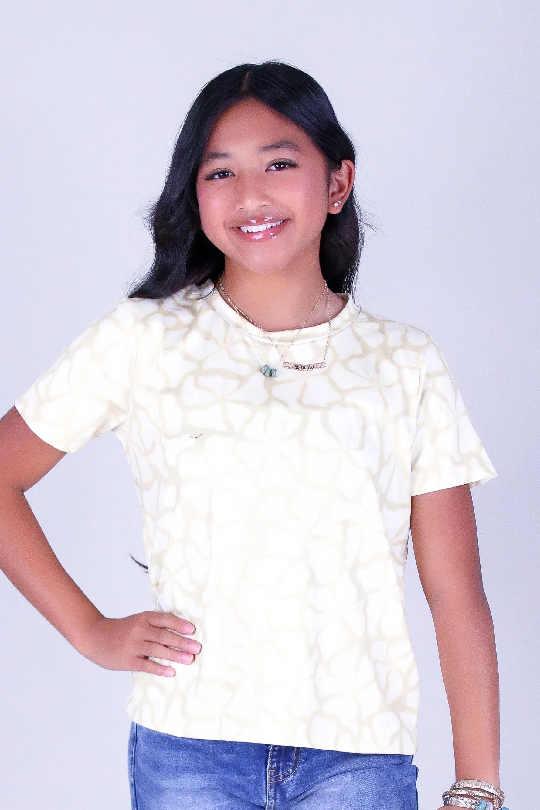 WAVY HIBISCUS TOP | KIDS SIZE 2-16 - Image 2