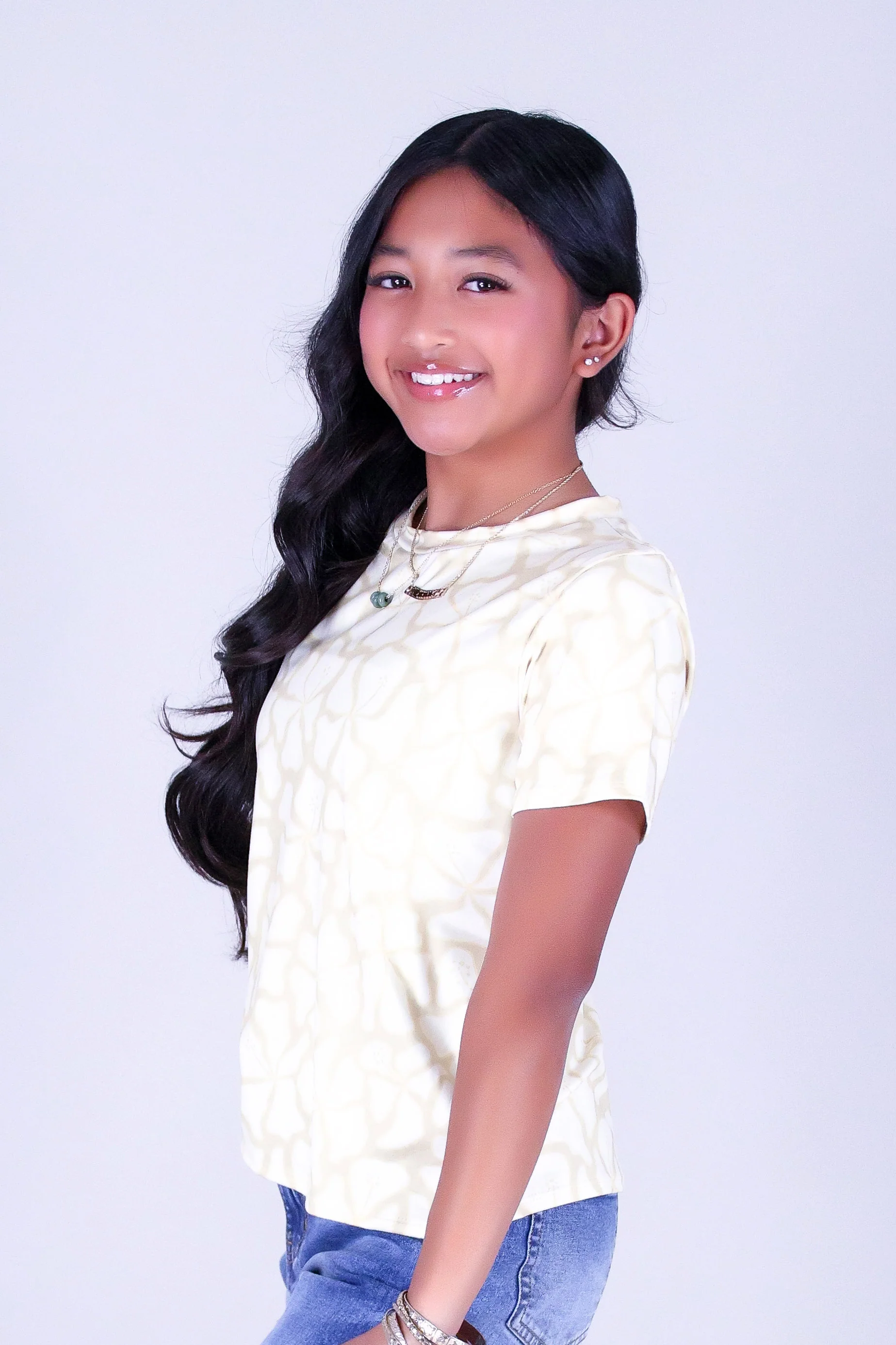WAVY HIBISCUS TOP | KIDS SIZE 2-16 - Image 3