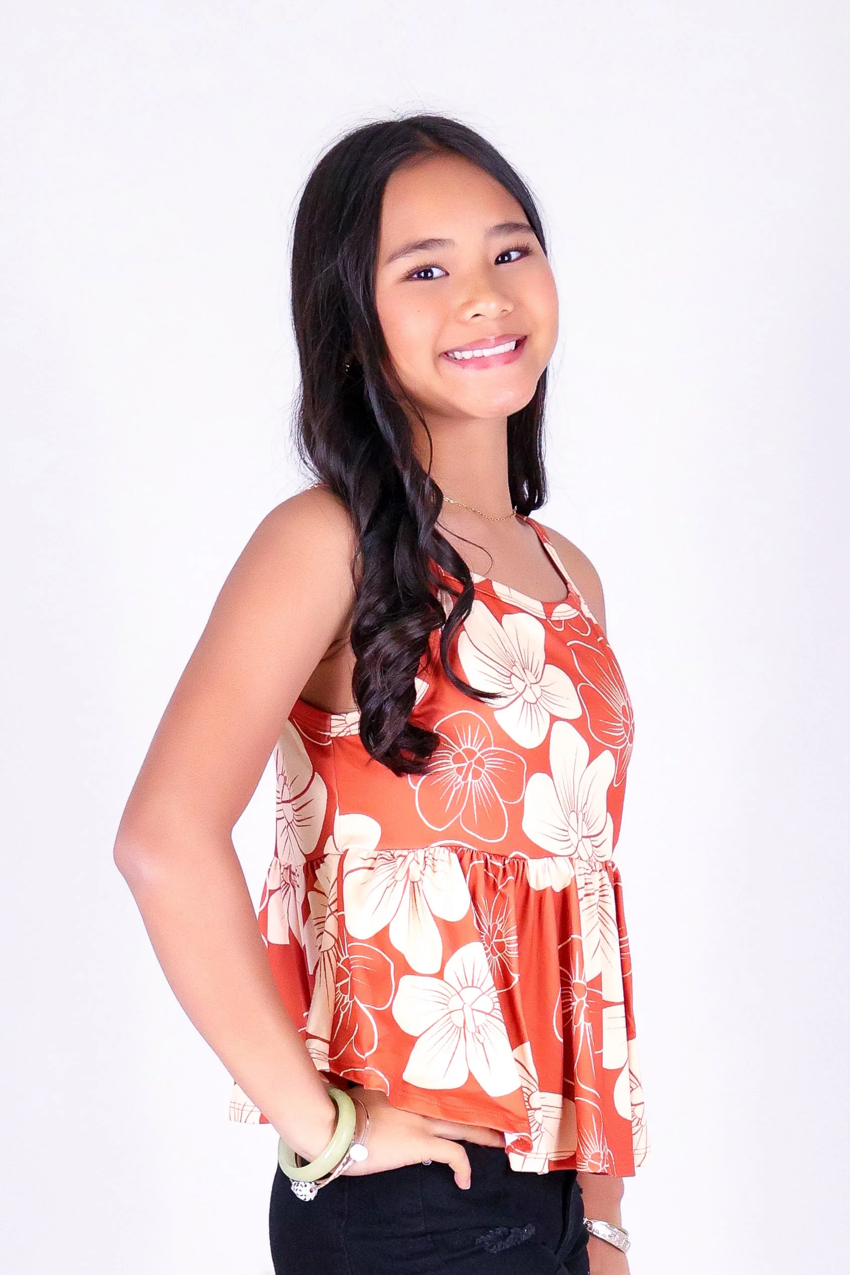 HAU FLOWER TOP | KIDS SIZE 2-16 - Image 3