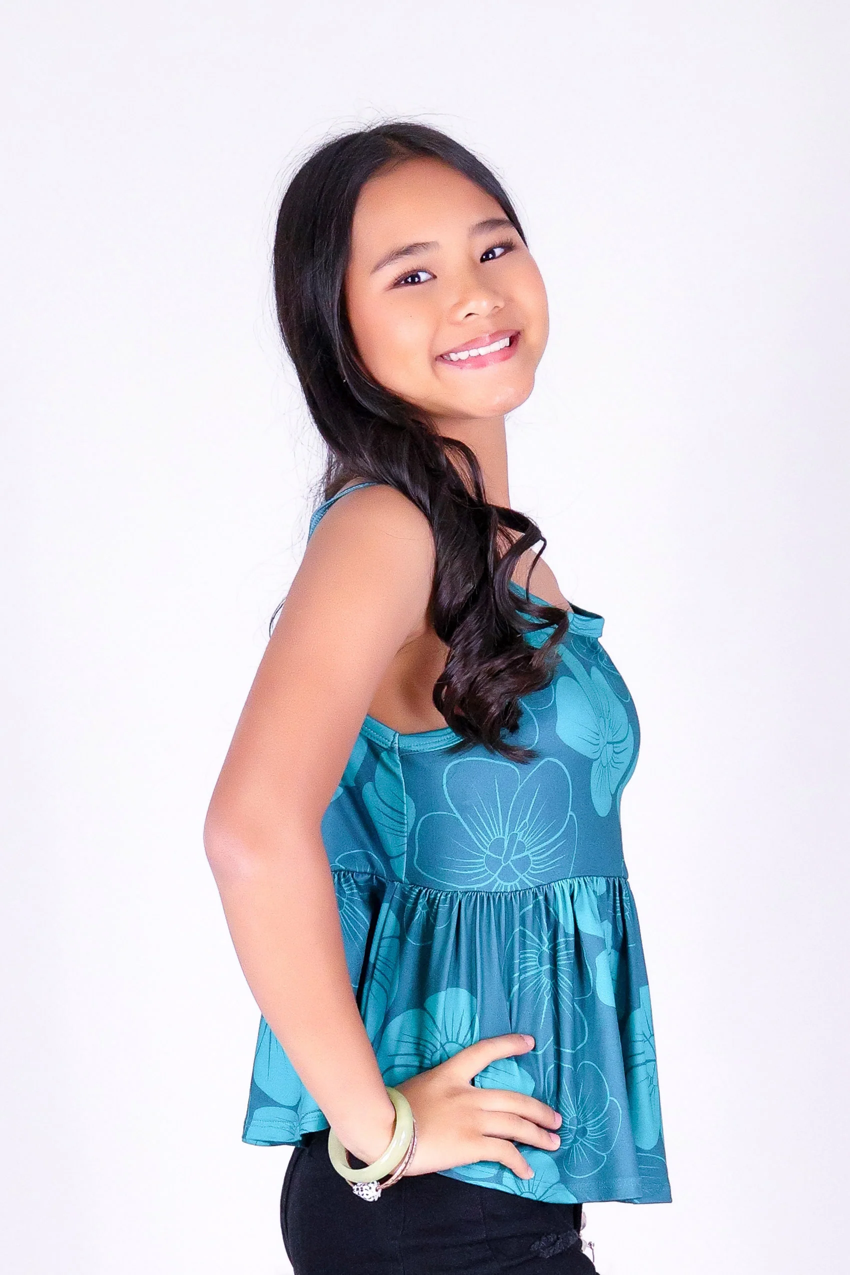 HAU FLOWER TOP | KIDS SIZE 2-16 - Image 3