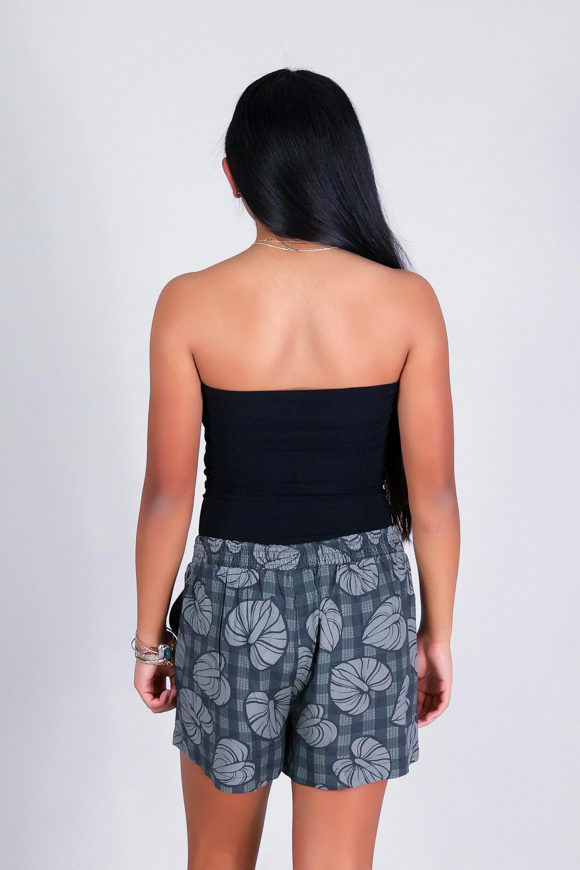 ANTHURIUM PALAKA PLEATED SHORTS | KIDS SIZE 2-16 - Image 8