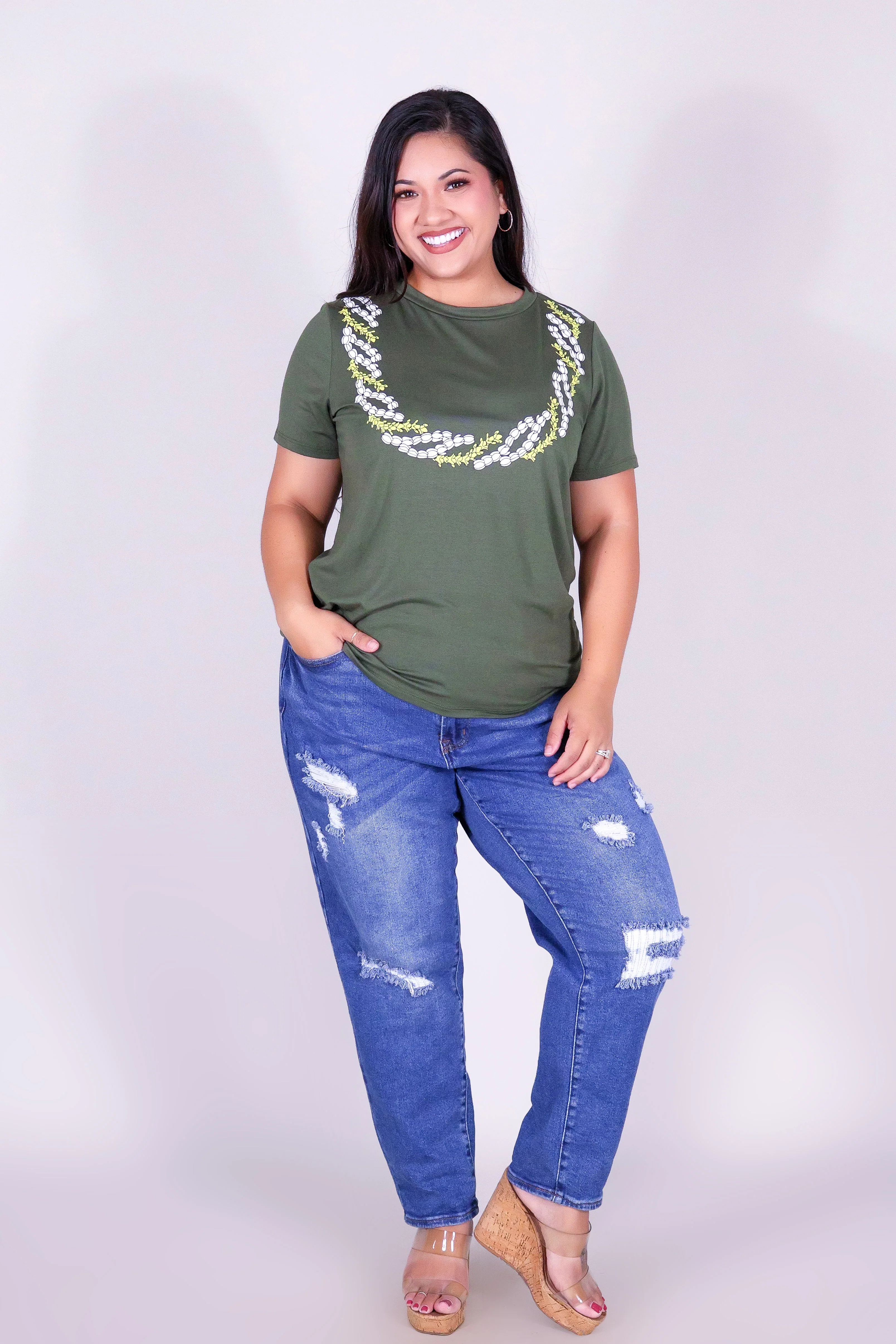 PAKALANA PIKAKE TWIST LEI TEE