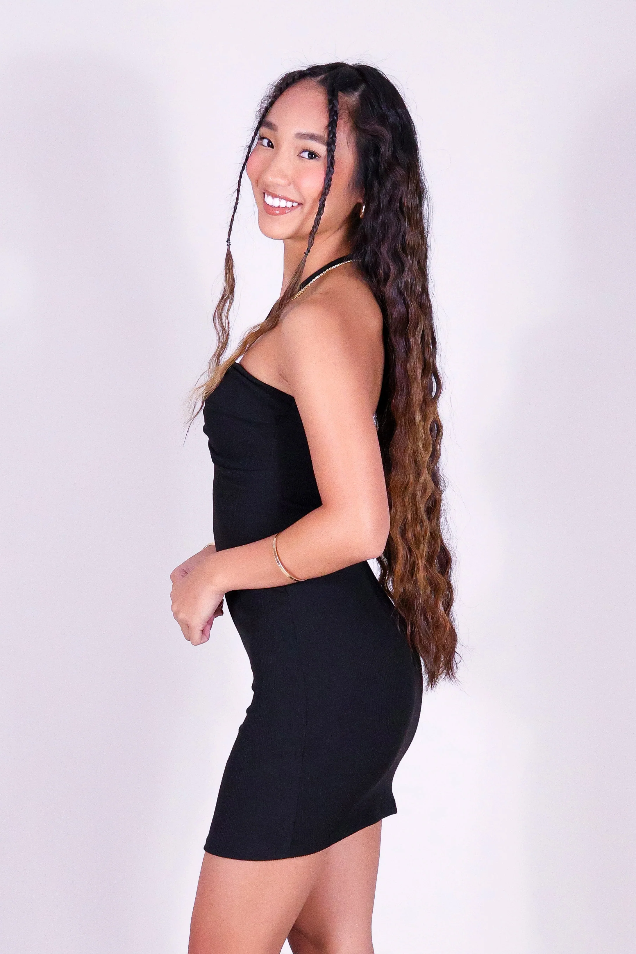EASY FALL MINI HALTER DRESS - Image 3