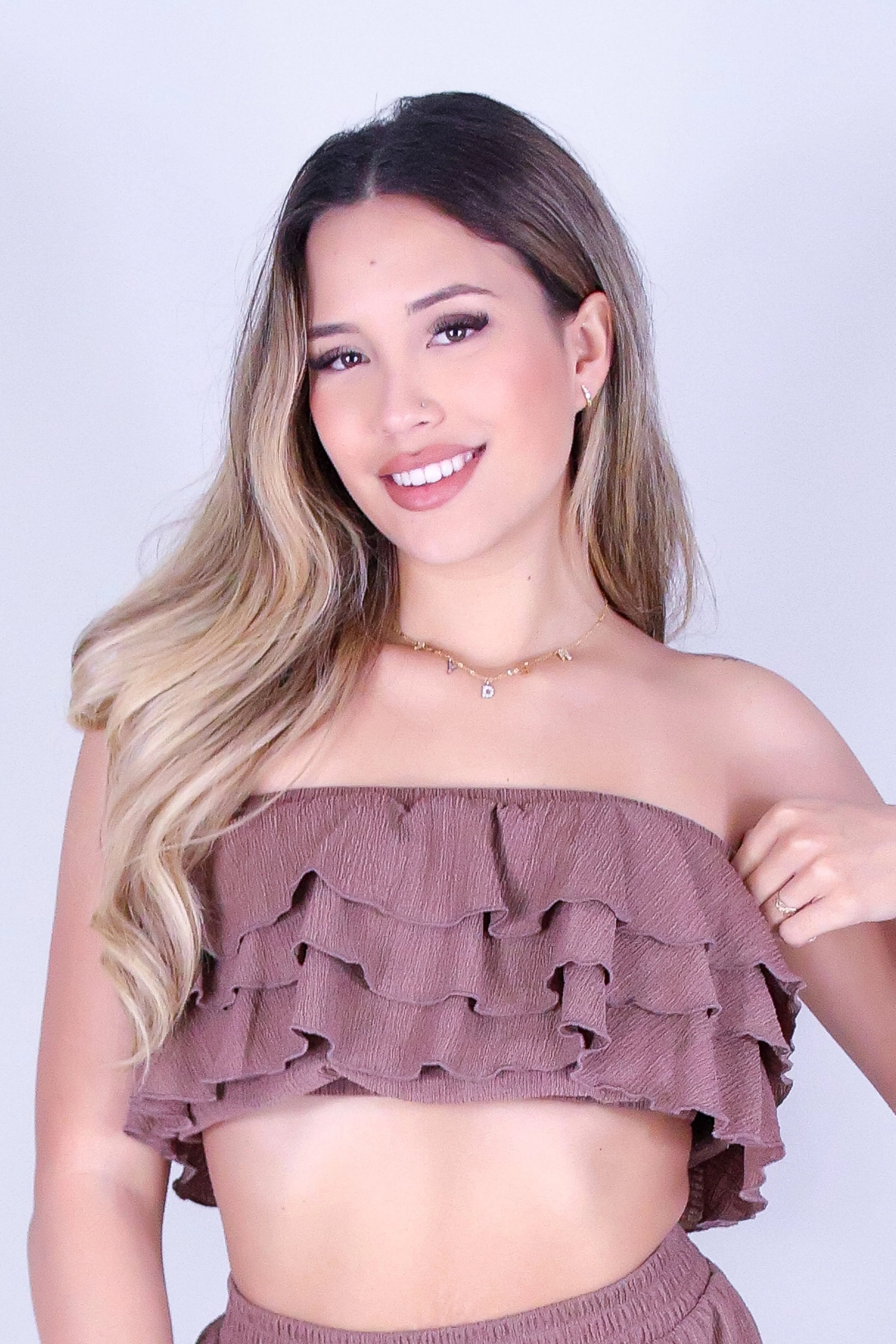 MOONLIT ROMANCE CROP TUBE TOP - Image 2