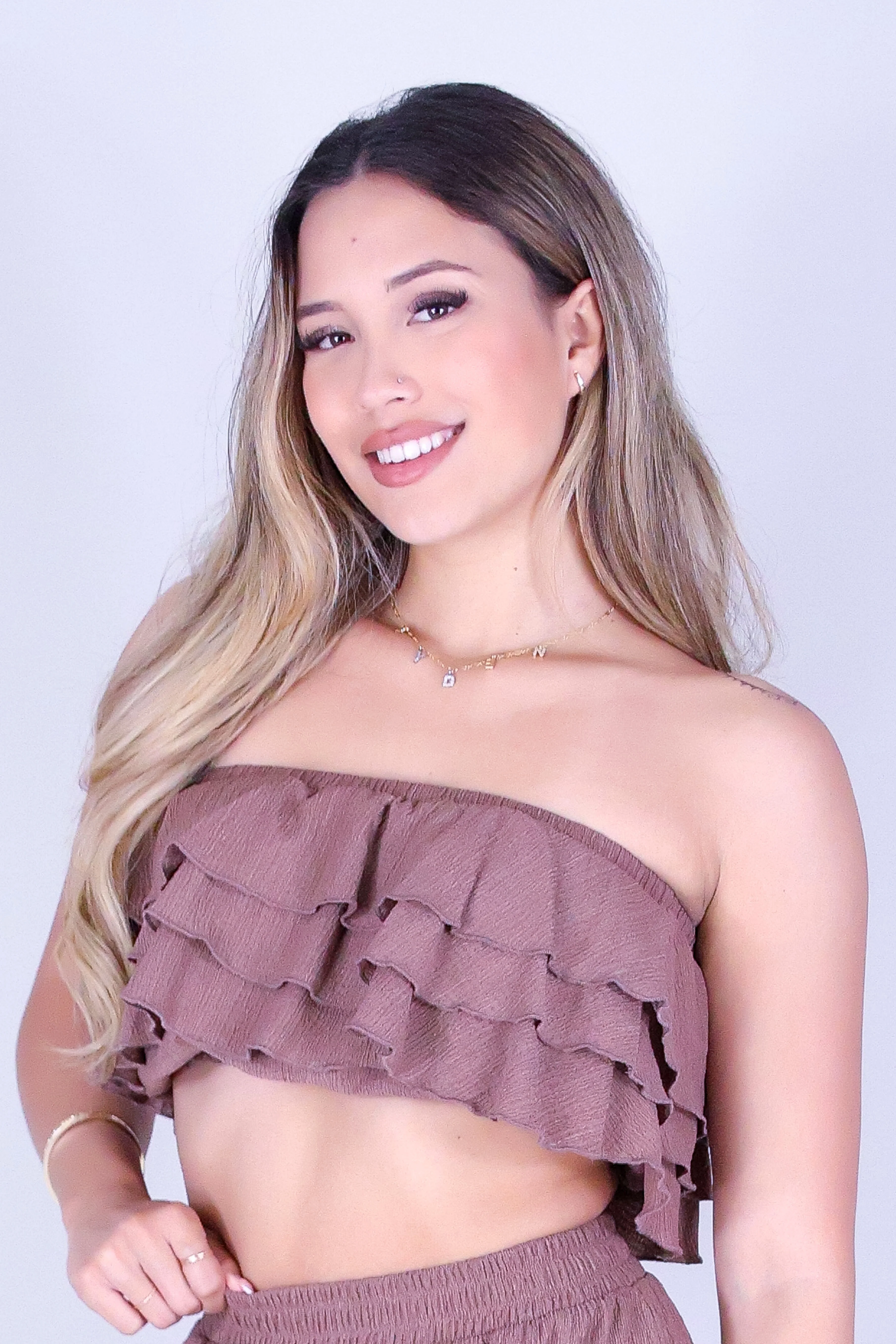 MOONLIT ROMANCE CROP TUBE TOP - Image 3