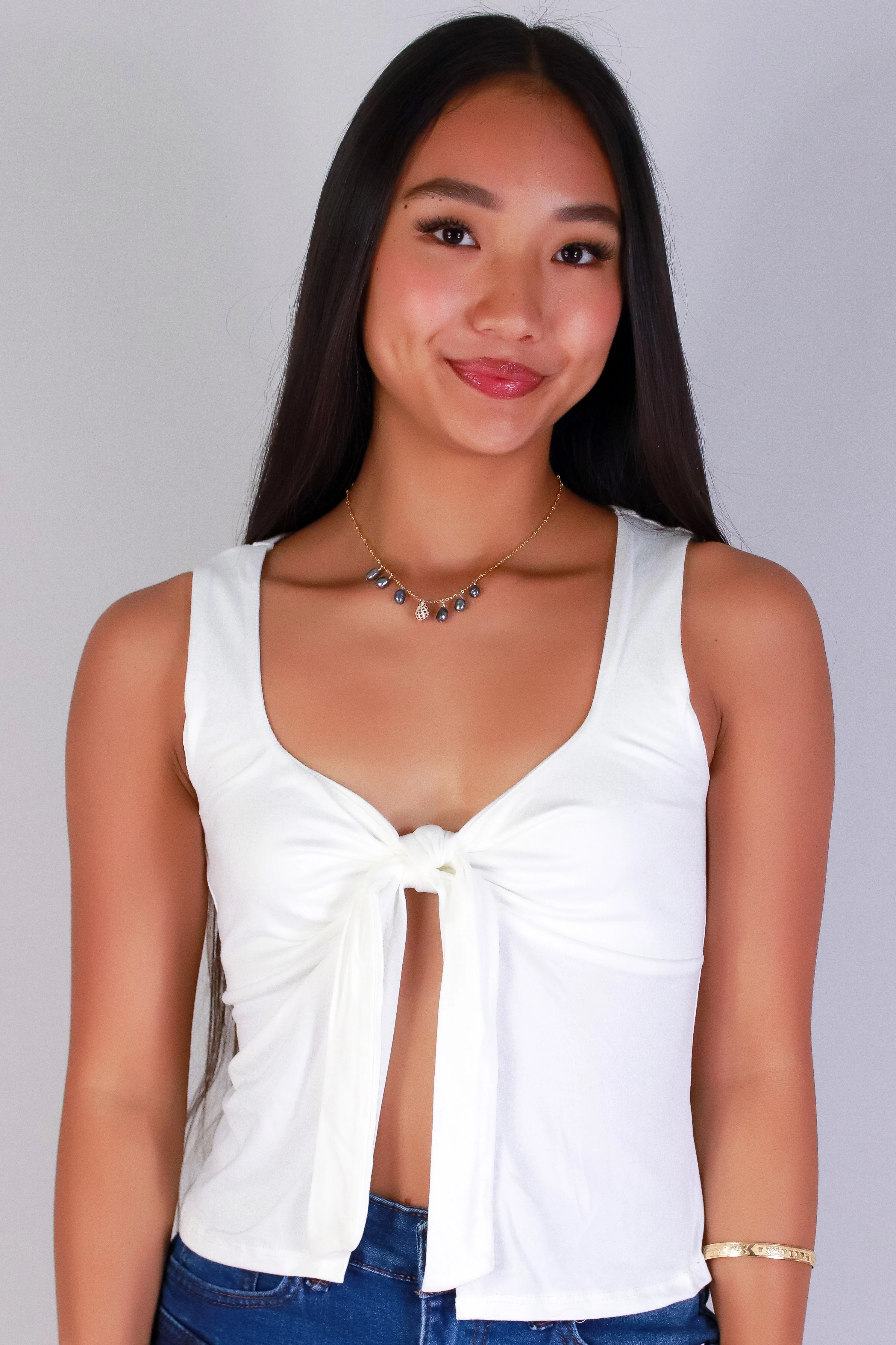 TIED IN LOVE FLYAWAY TOP