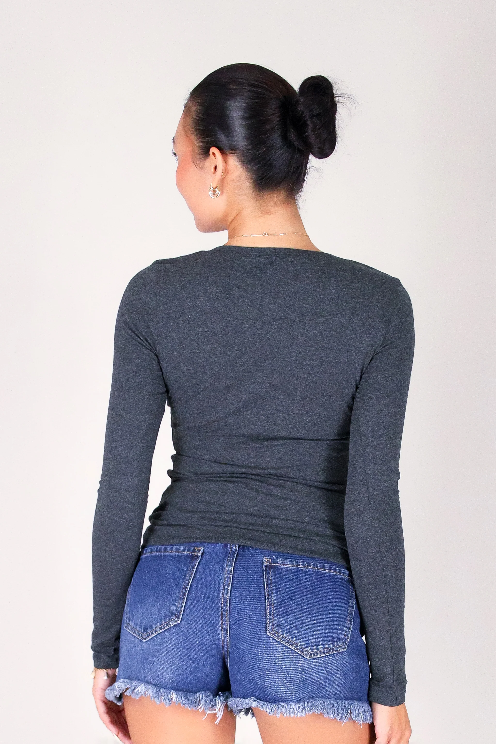 HOLD THAT THOUGHT LONG SLEEVE TOP - Image 4