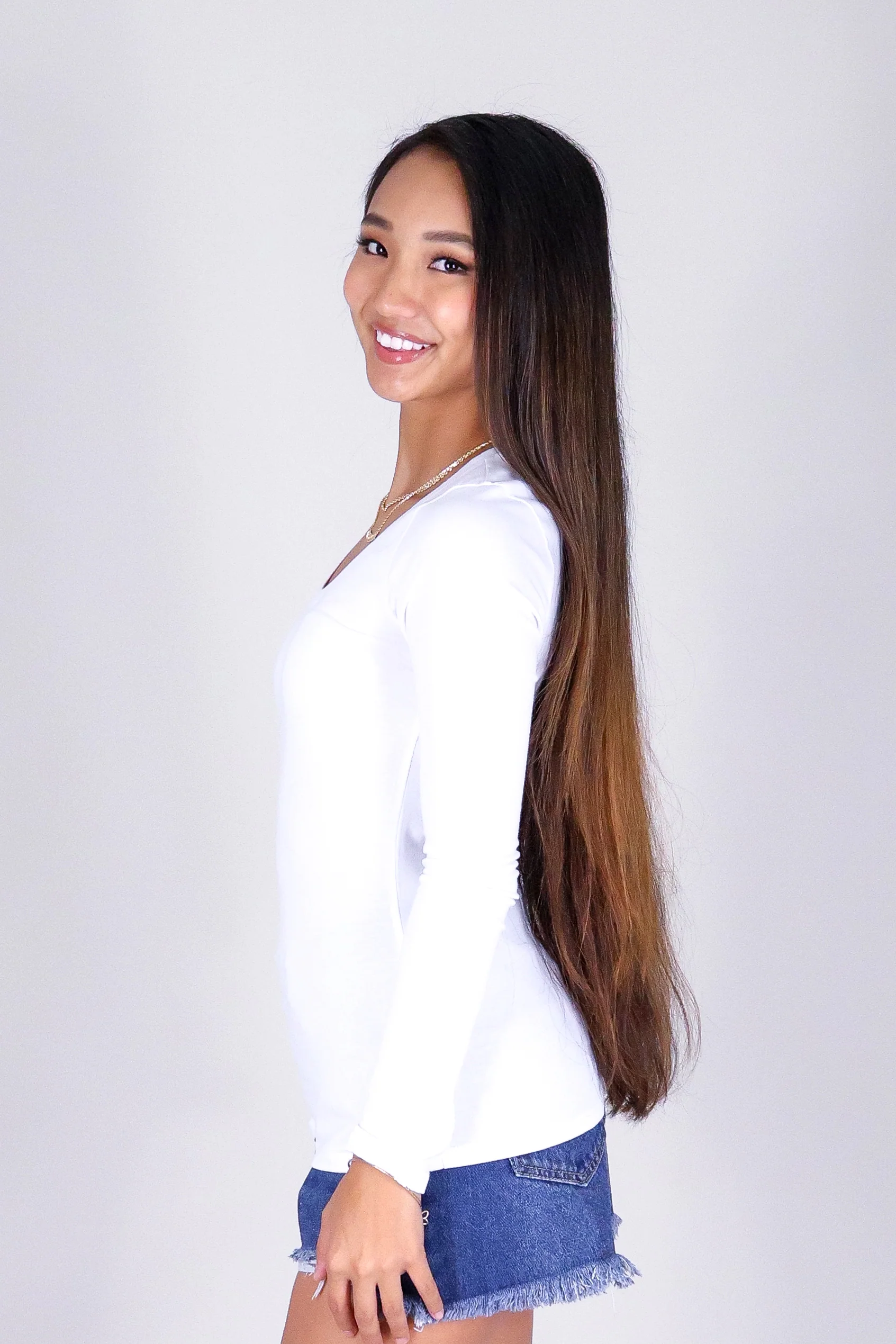 HOLD THAT THOUGHT LONG SLEEVE TOP - Image 3