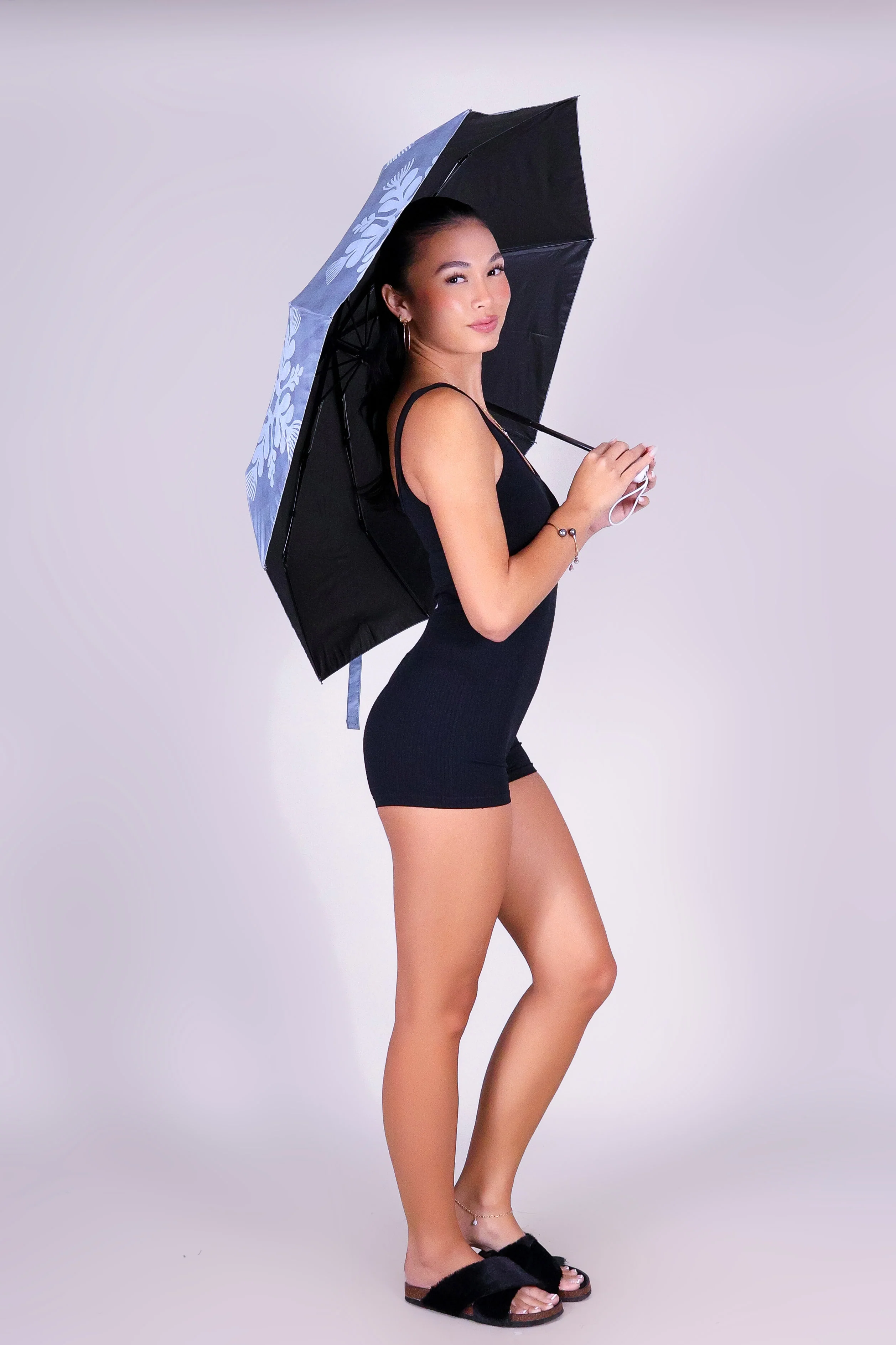 GINGHAM OHIA UMBRELLA - Image 4