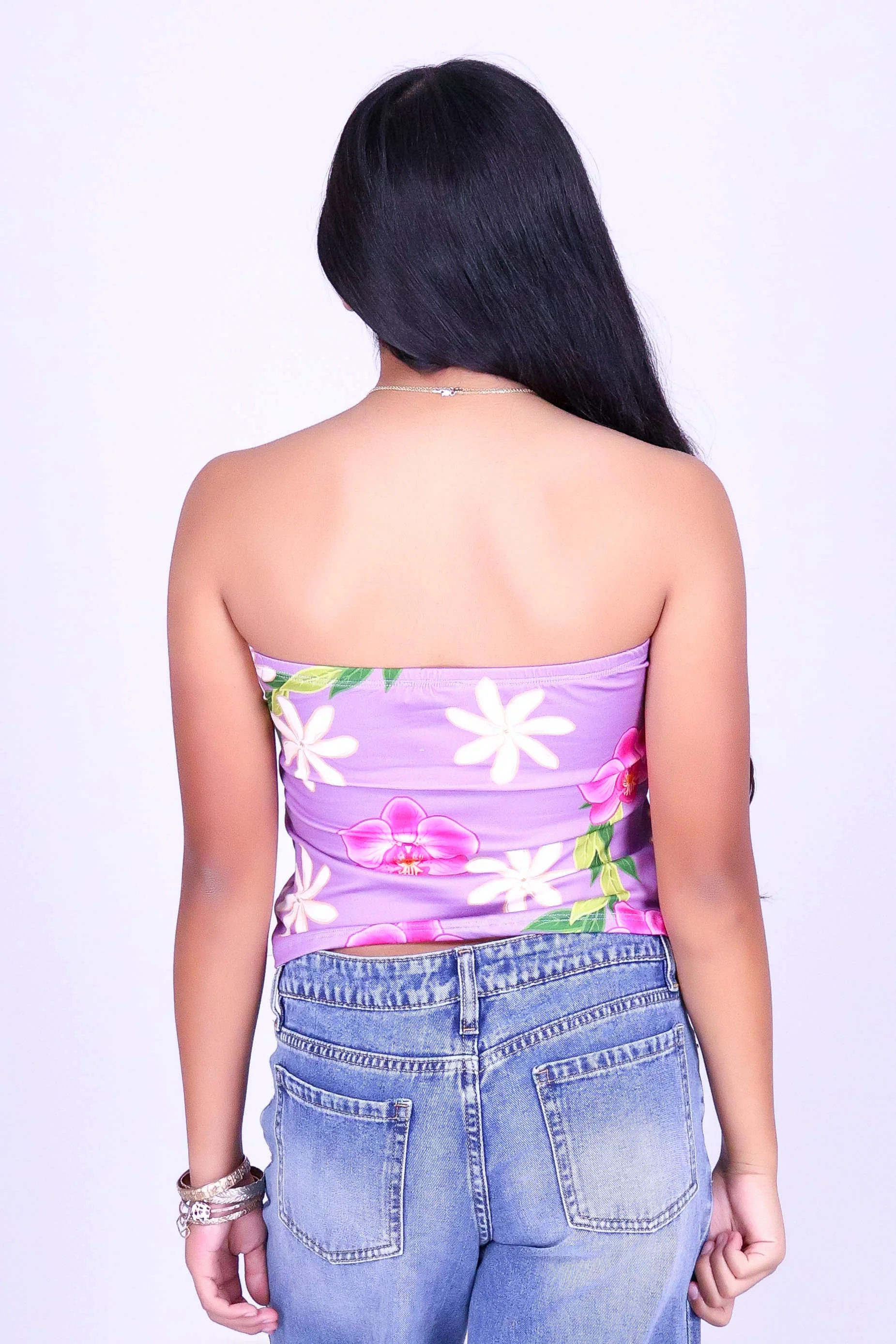 ORCHID TIARE TUBE TOP | KIDS SIZE 2-16 - Image 4
