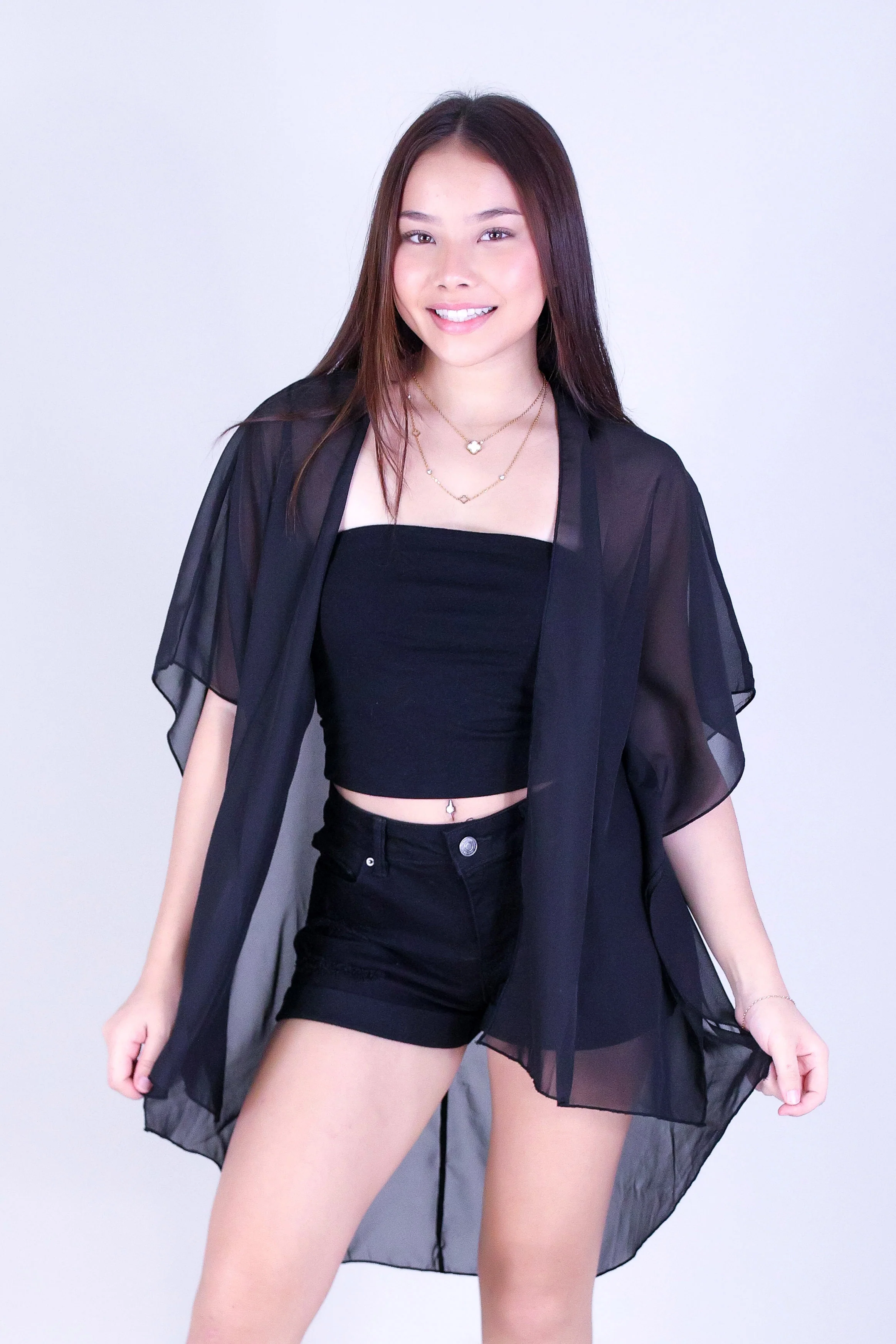 WHISPER CHIFFON CARDIGAN - Image 2