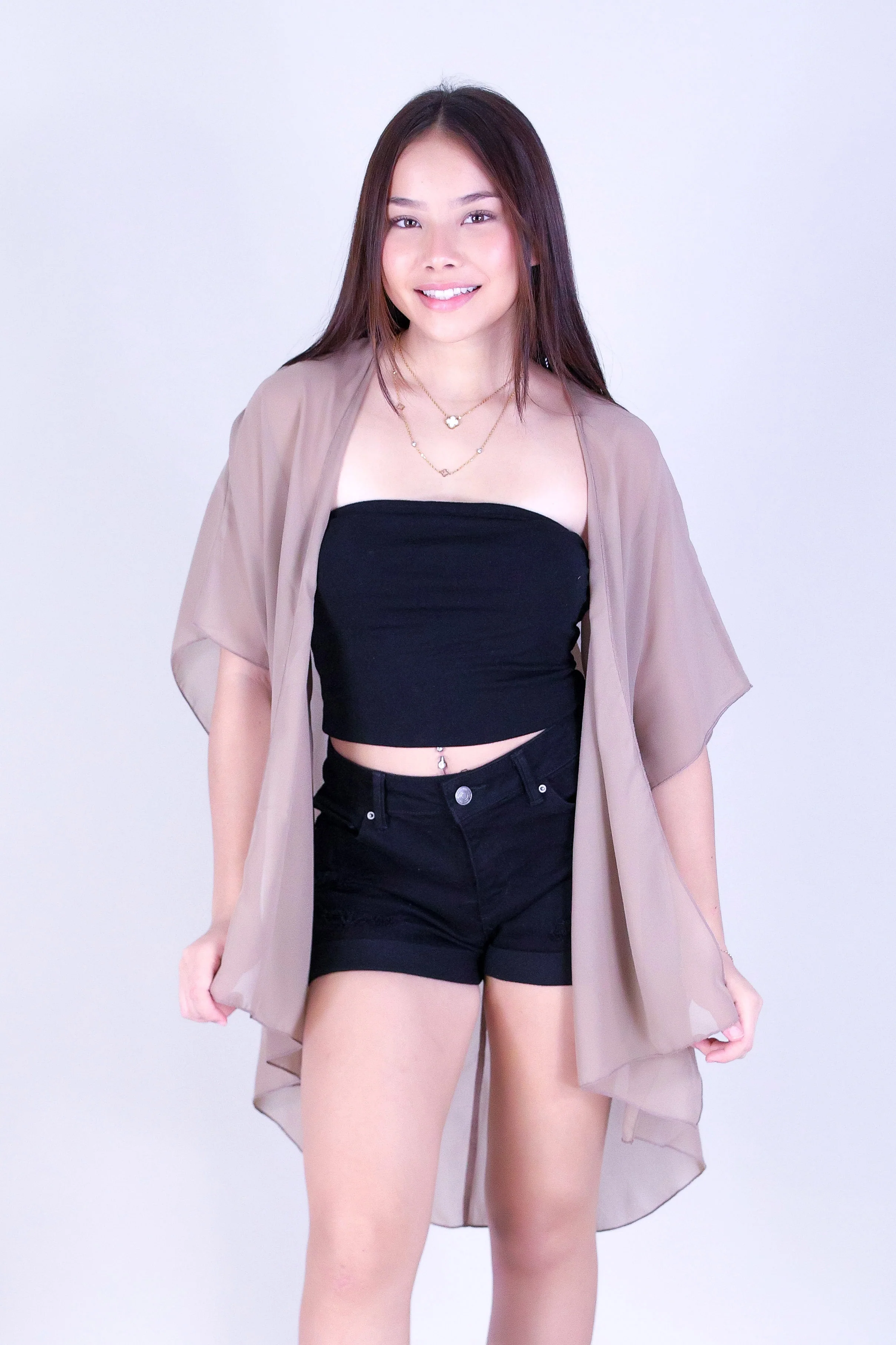 WHISPER CHIFFON CARDIGAN - Image 2