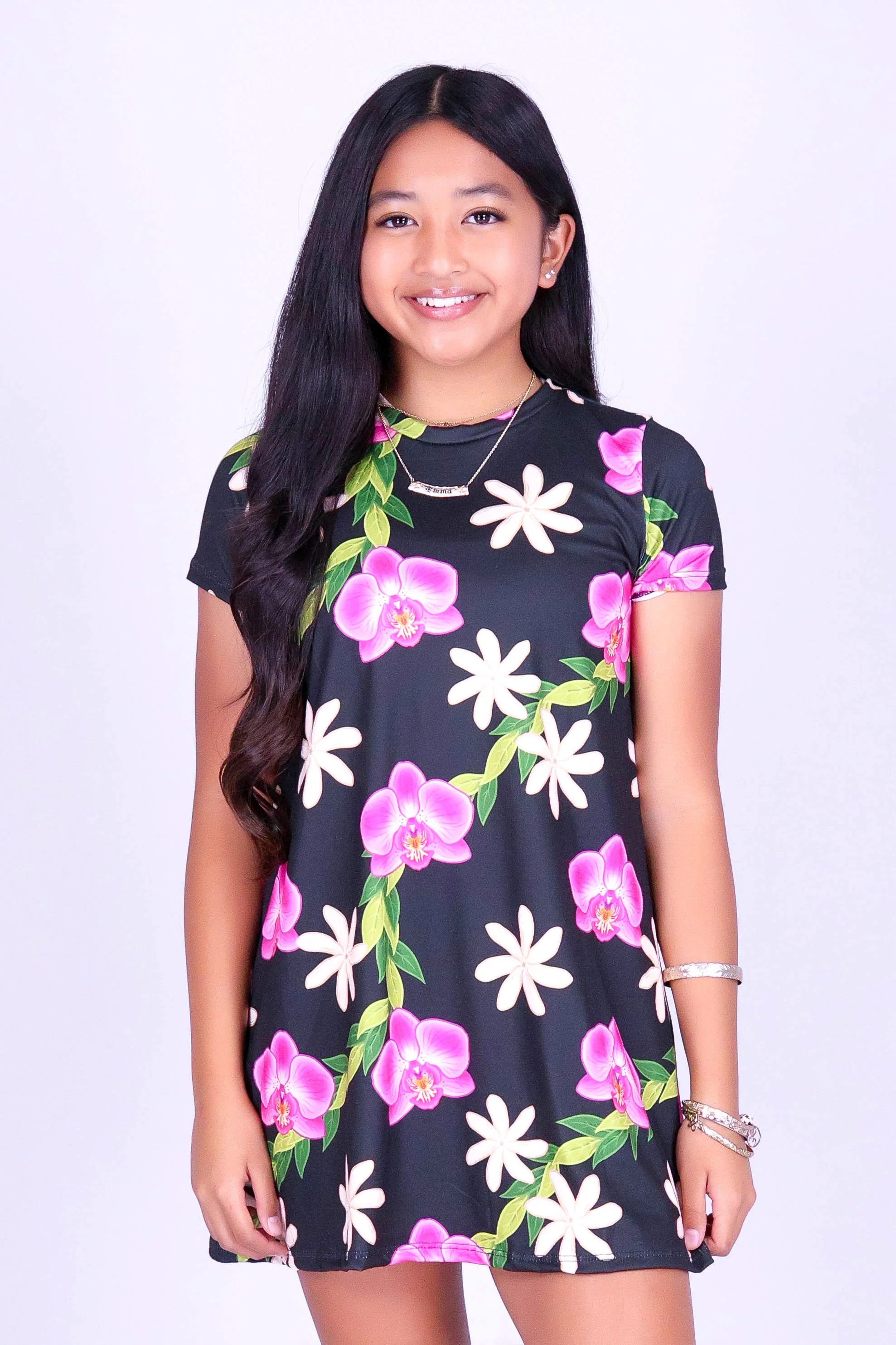 ORCHID TIARE TRAPEZE DRESS | KIDS SIZE 2-16 - Image 2