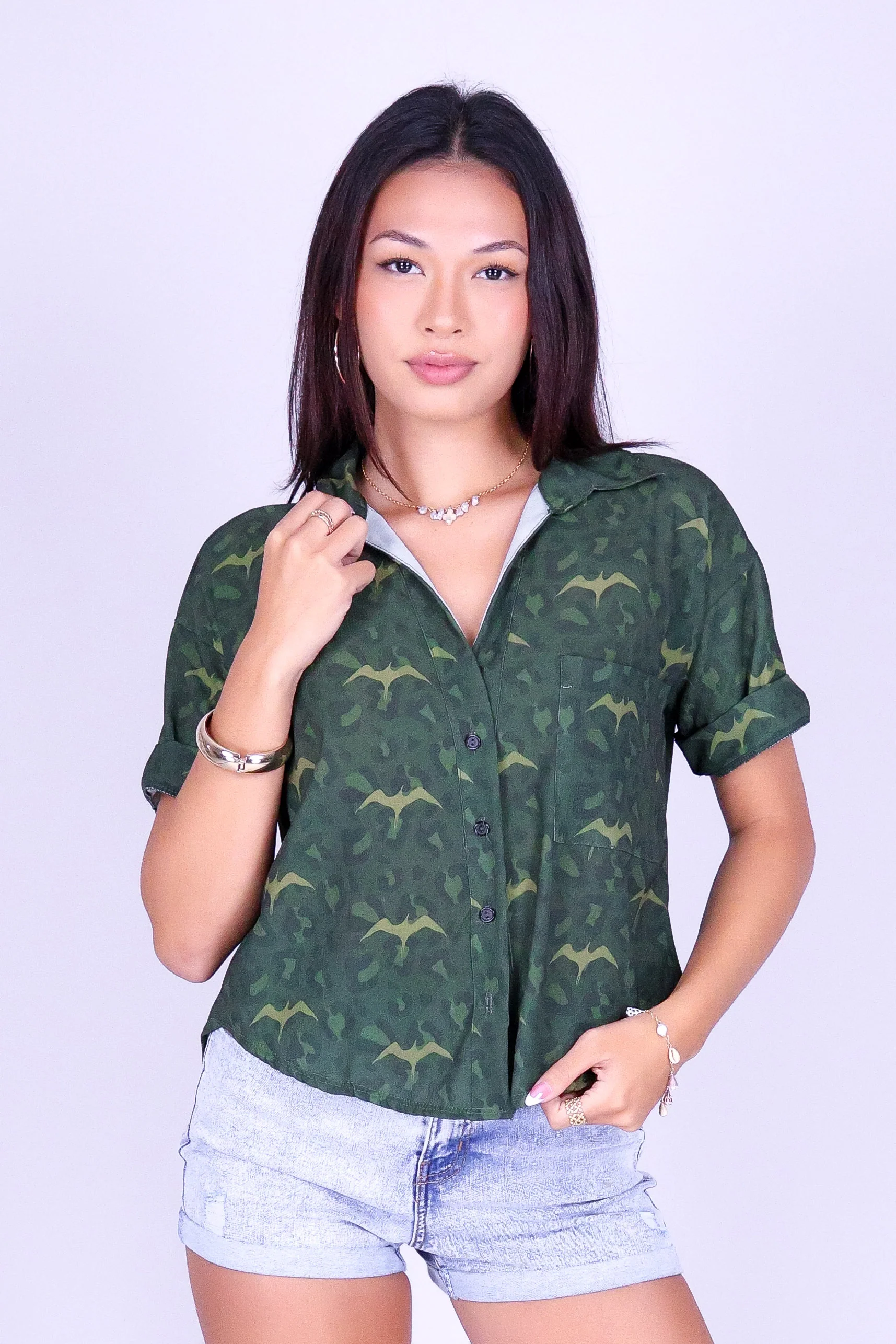 WILD IWA BUTTON DOWN TOP - Image 2