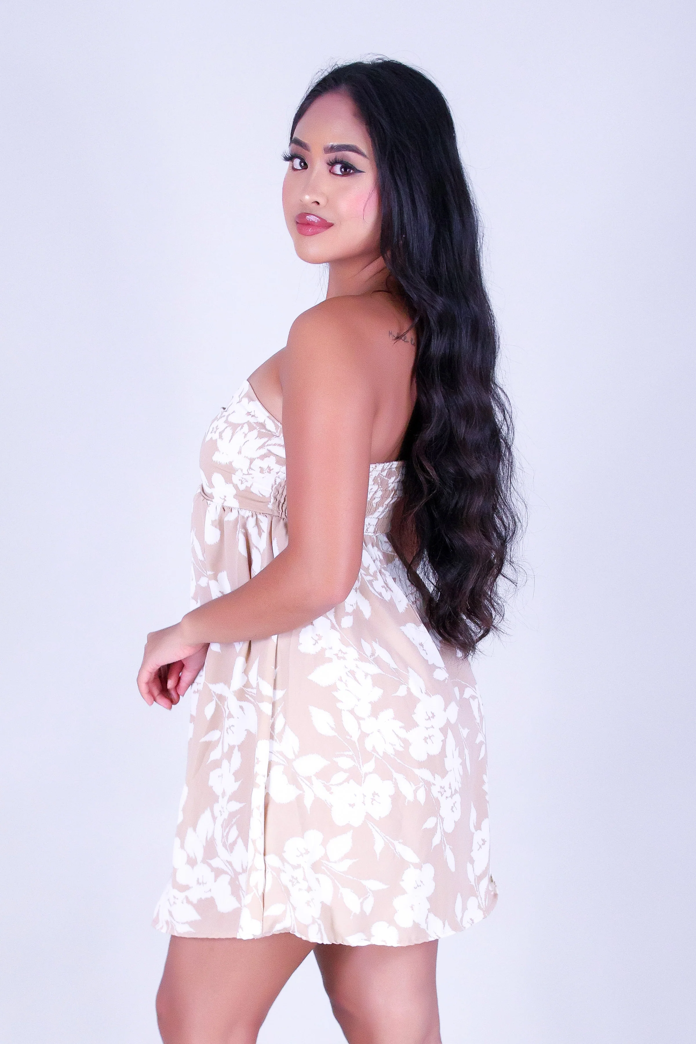 SECRET GARDEN TUBE MINI DRESS - Image 3
