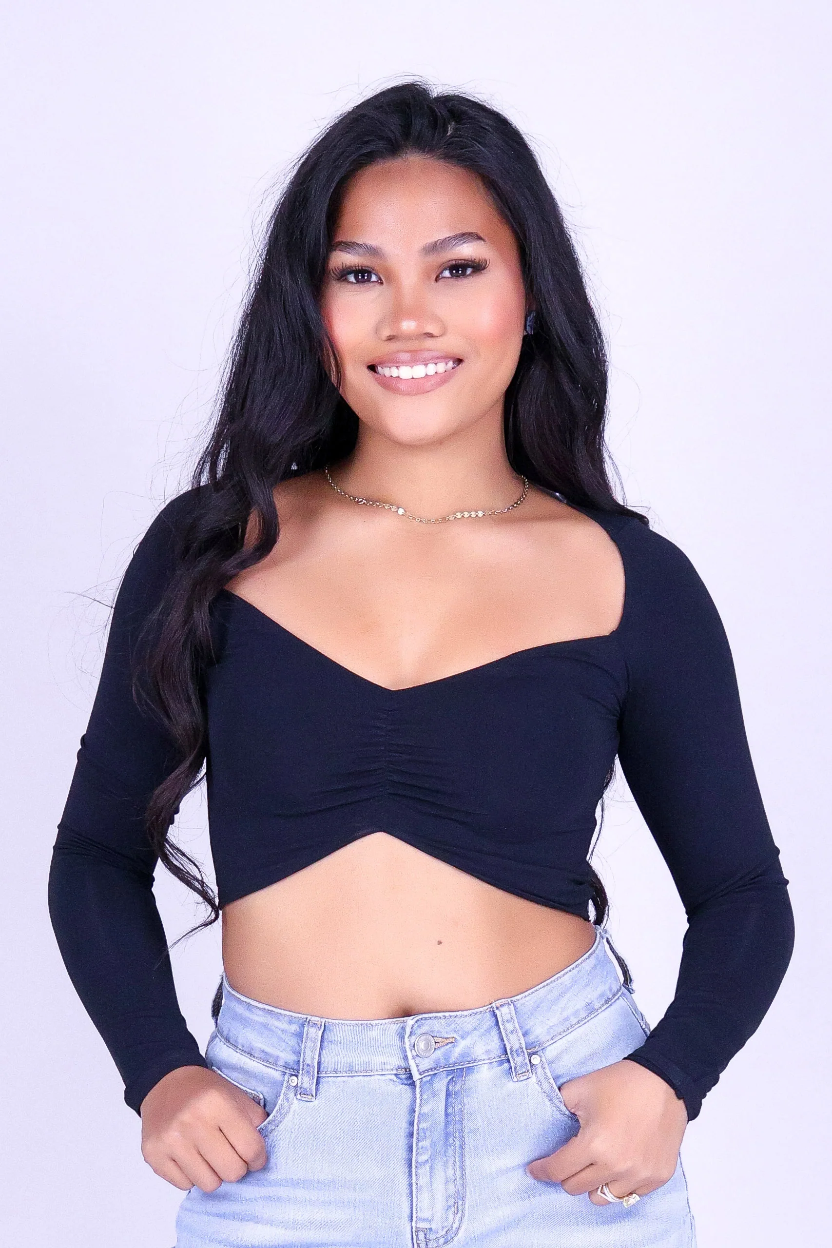 NOCTURNE SEAMLESS LONG SLEEVE TOP - Image 2