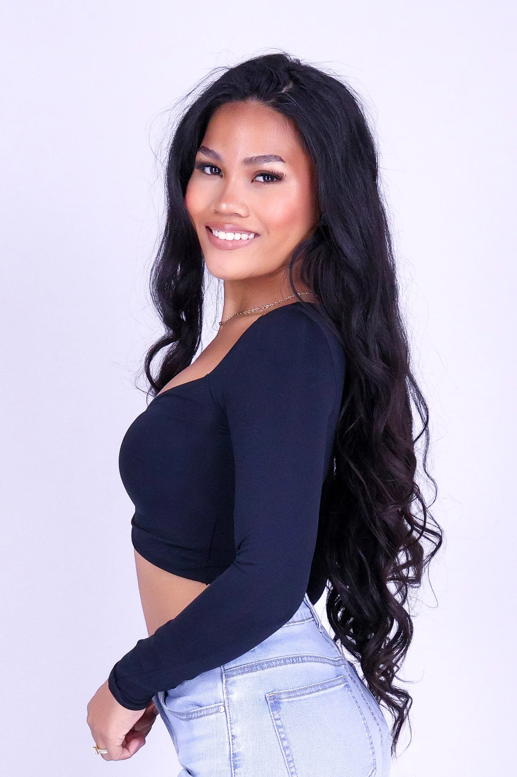 NOCTURNE SEAMLESS LONG SLEEVE TOP - Image 3
