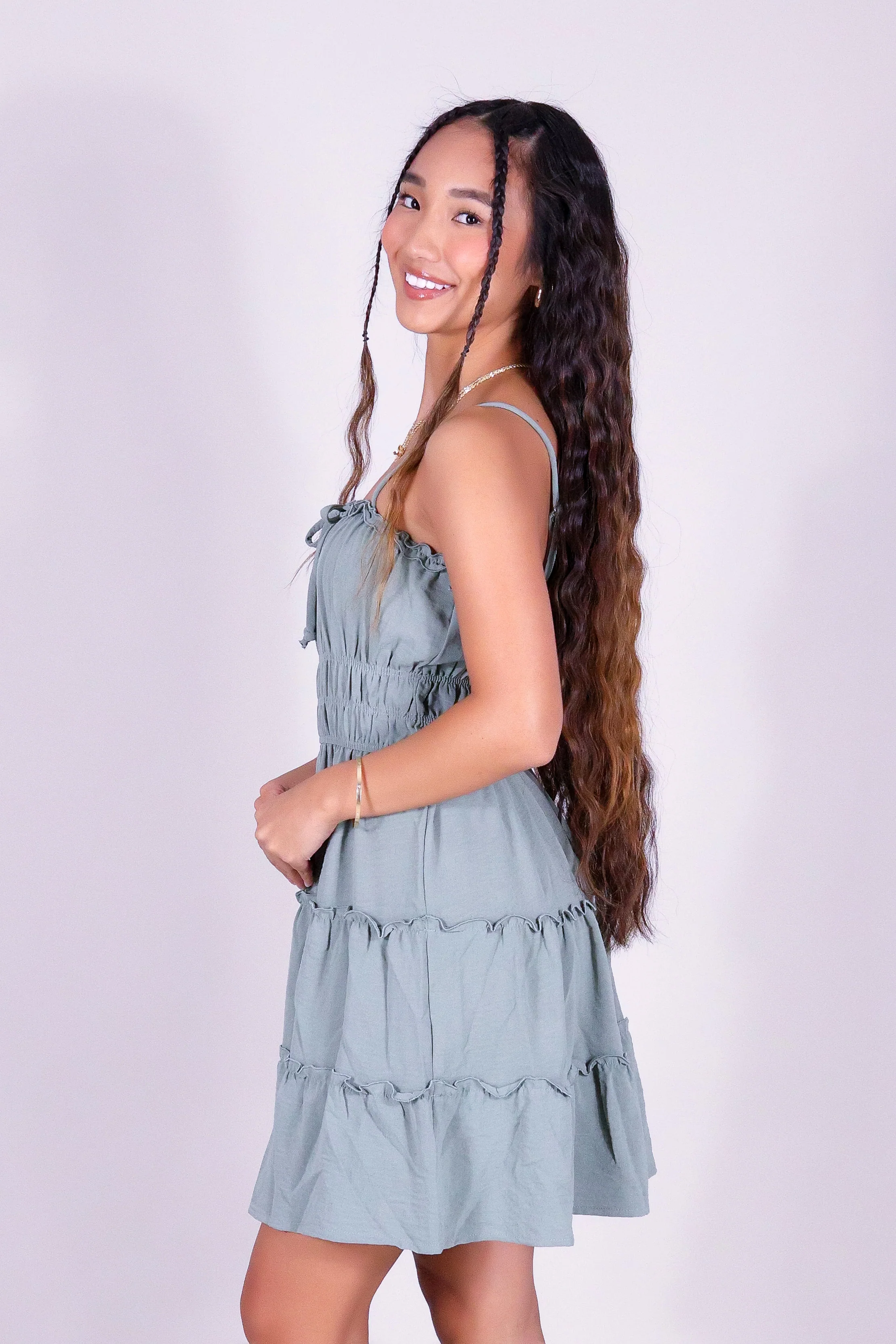 STAY AROUND BABYDOLL DRESS - Image 3