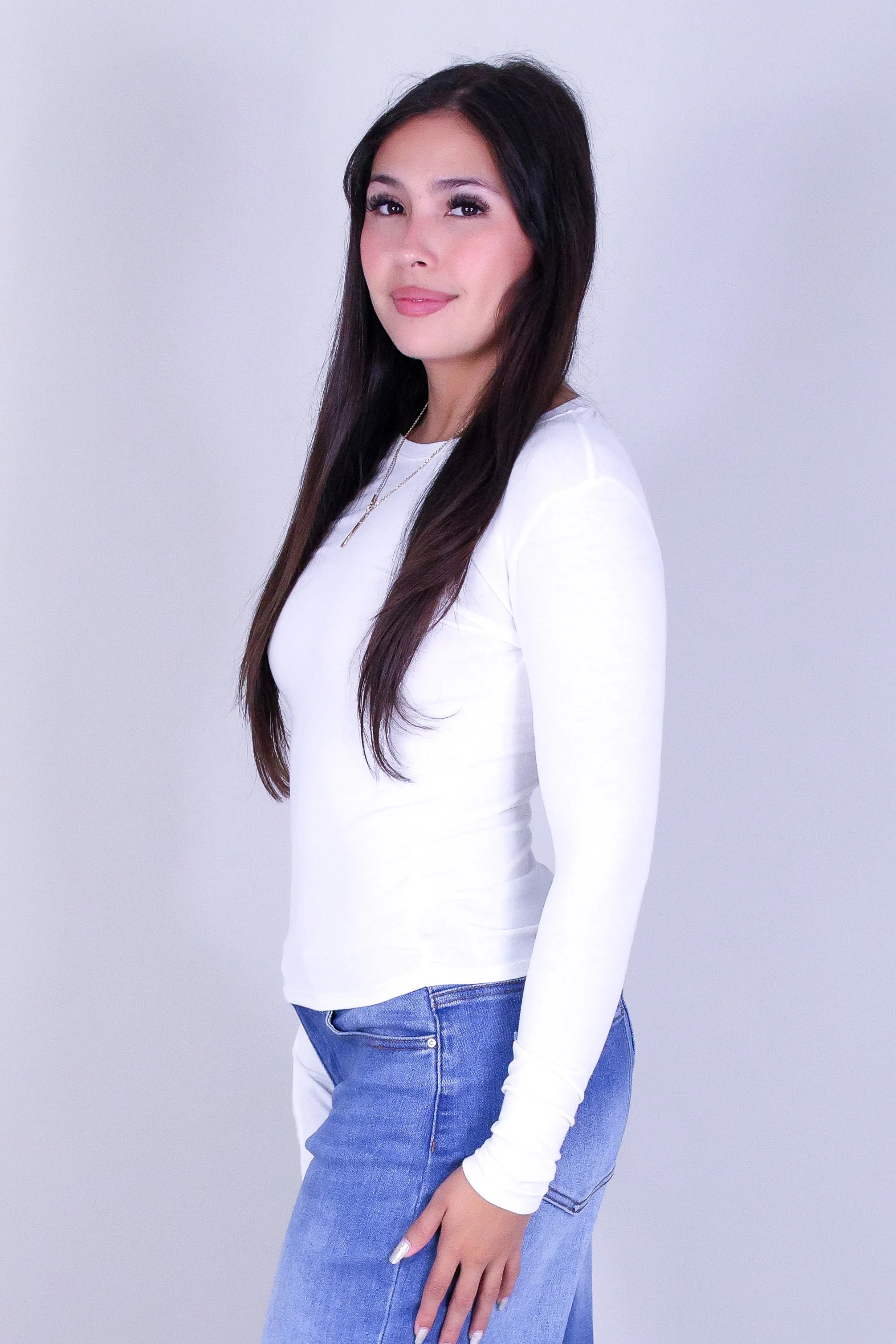 BASIC BABE LONG SLEEVE TOP - Image 3