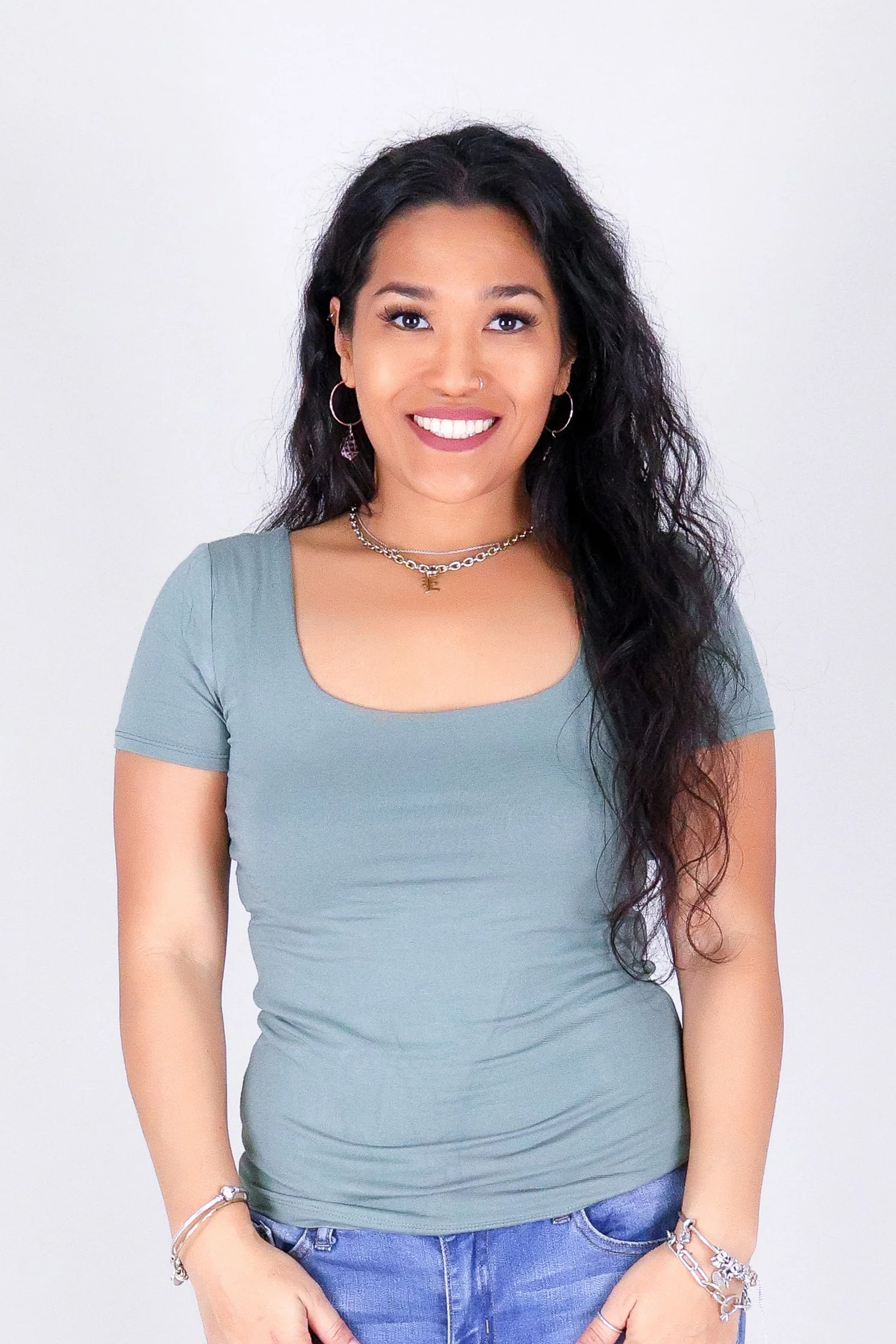 CLEAN SLATE SQUARE NECK TOP - Image 2