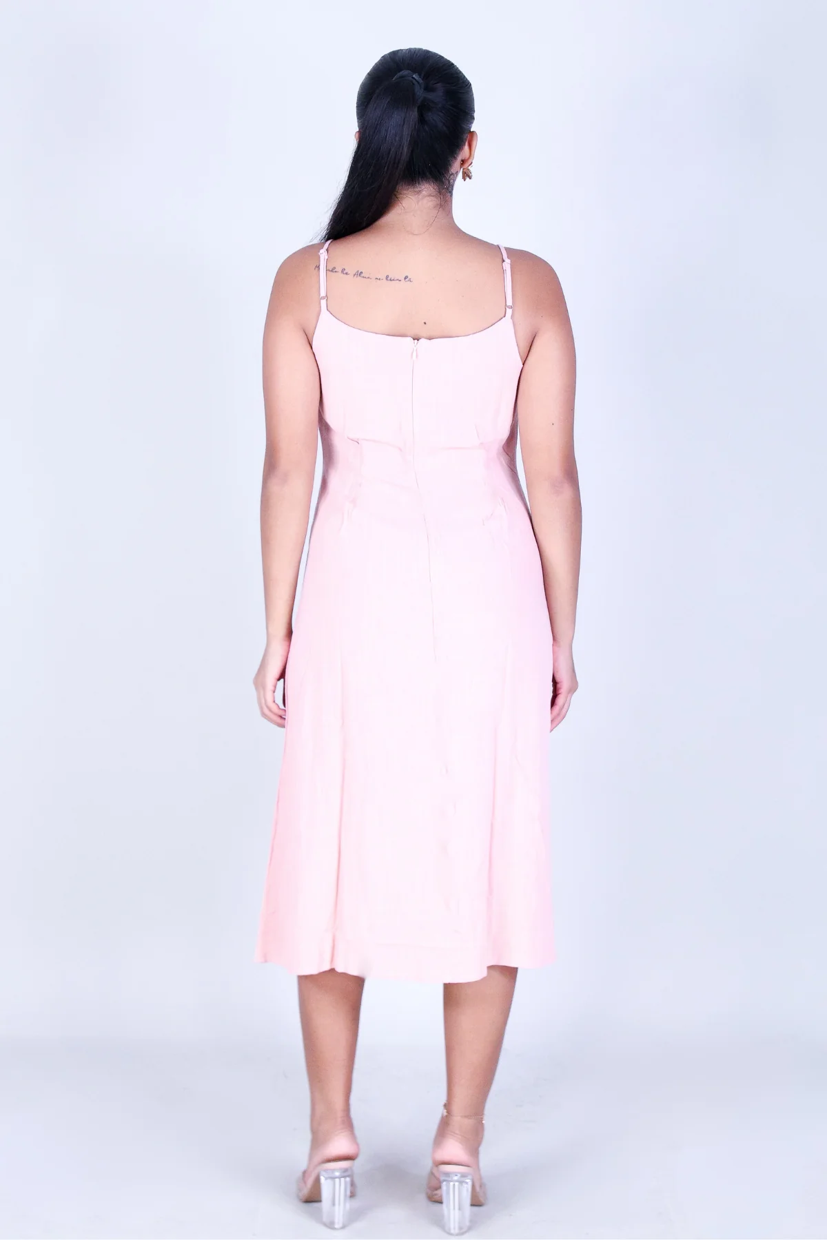 DARLING LINEN MIDI DRESS - Image 3