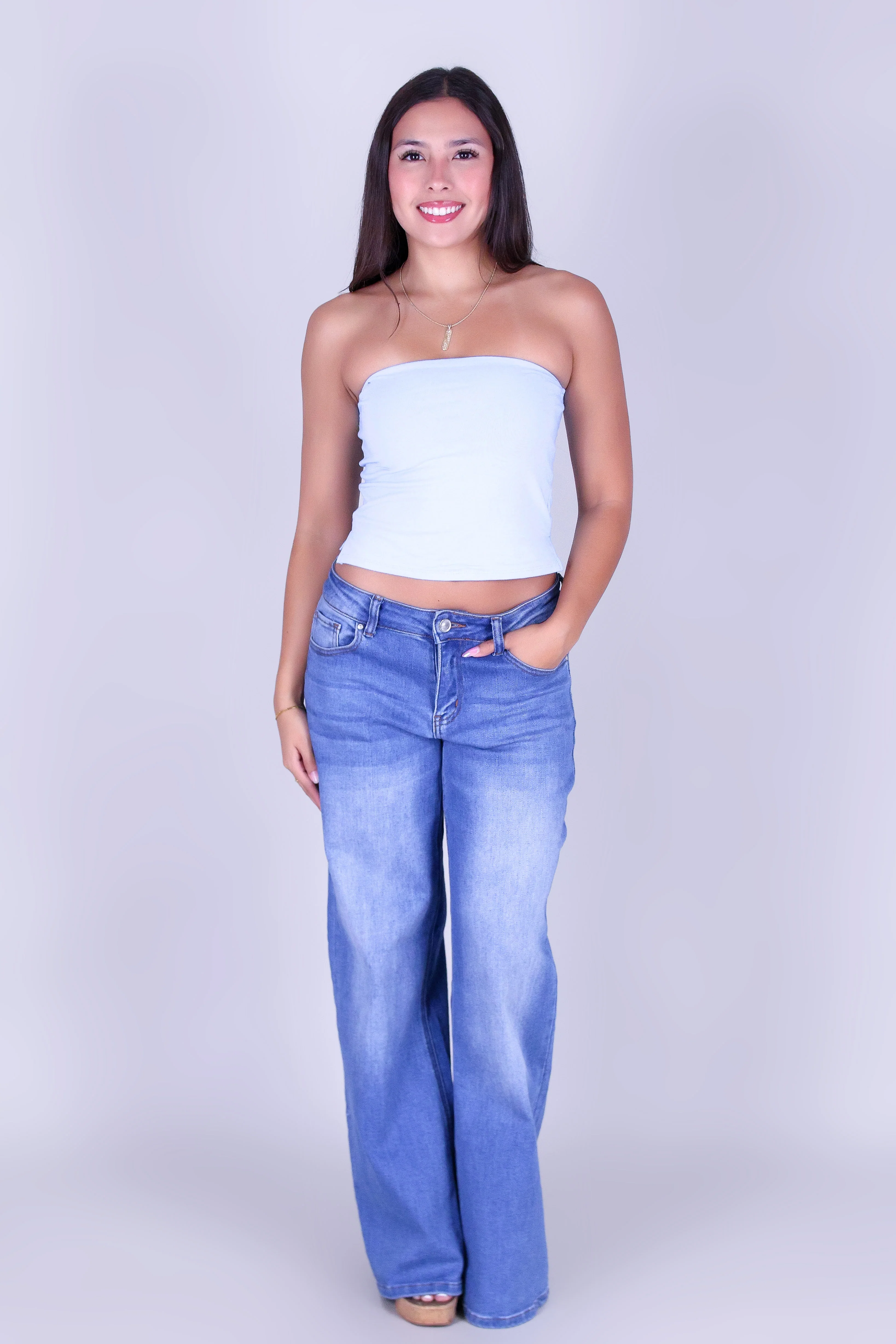 BARE SUMMER CROP TUBE TOP