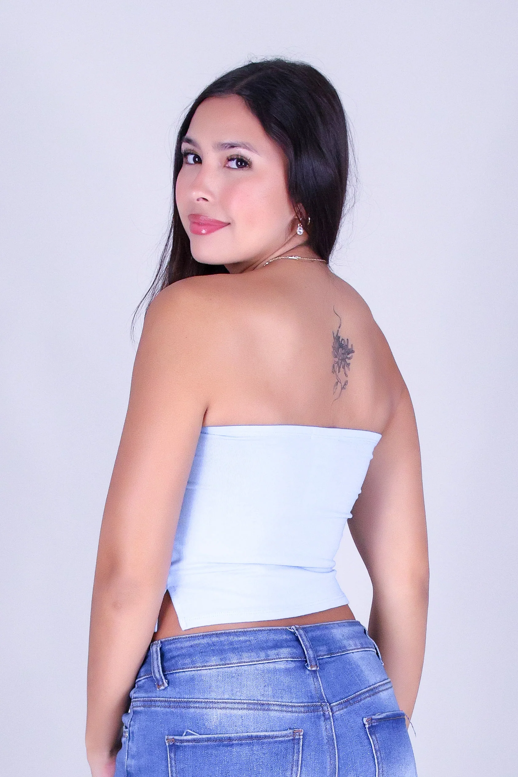 BARE SUMMER CROP TUBE TOP - Image 3