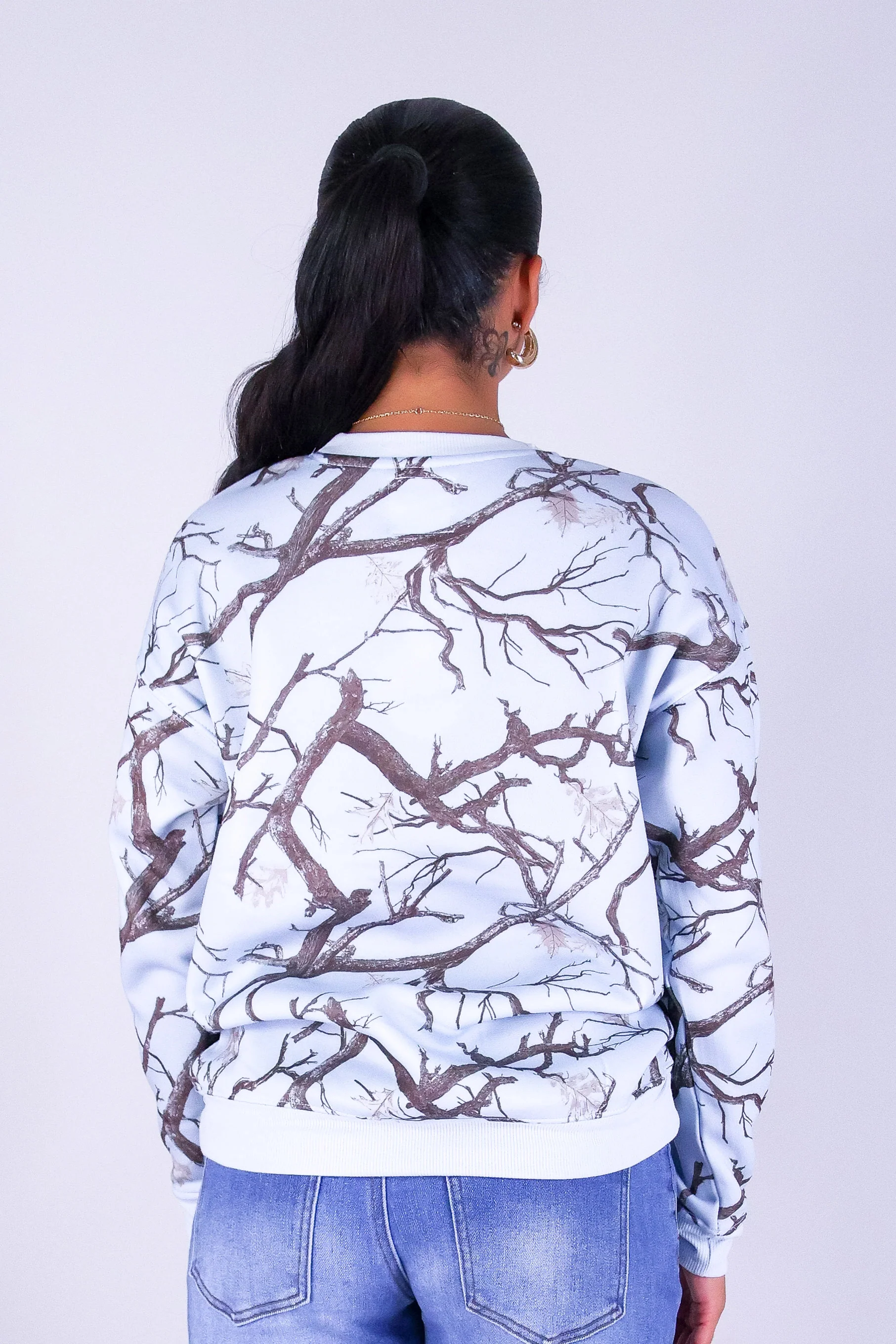 STREET COZY OVERSIZED HUNTING CAMO SWEATER - Image 4