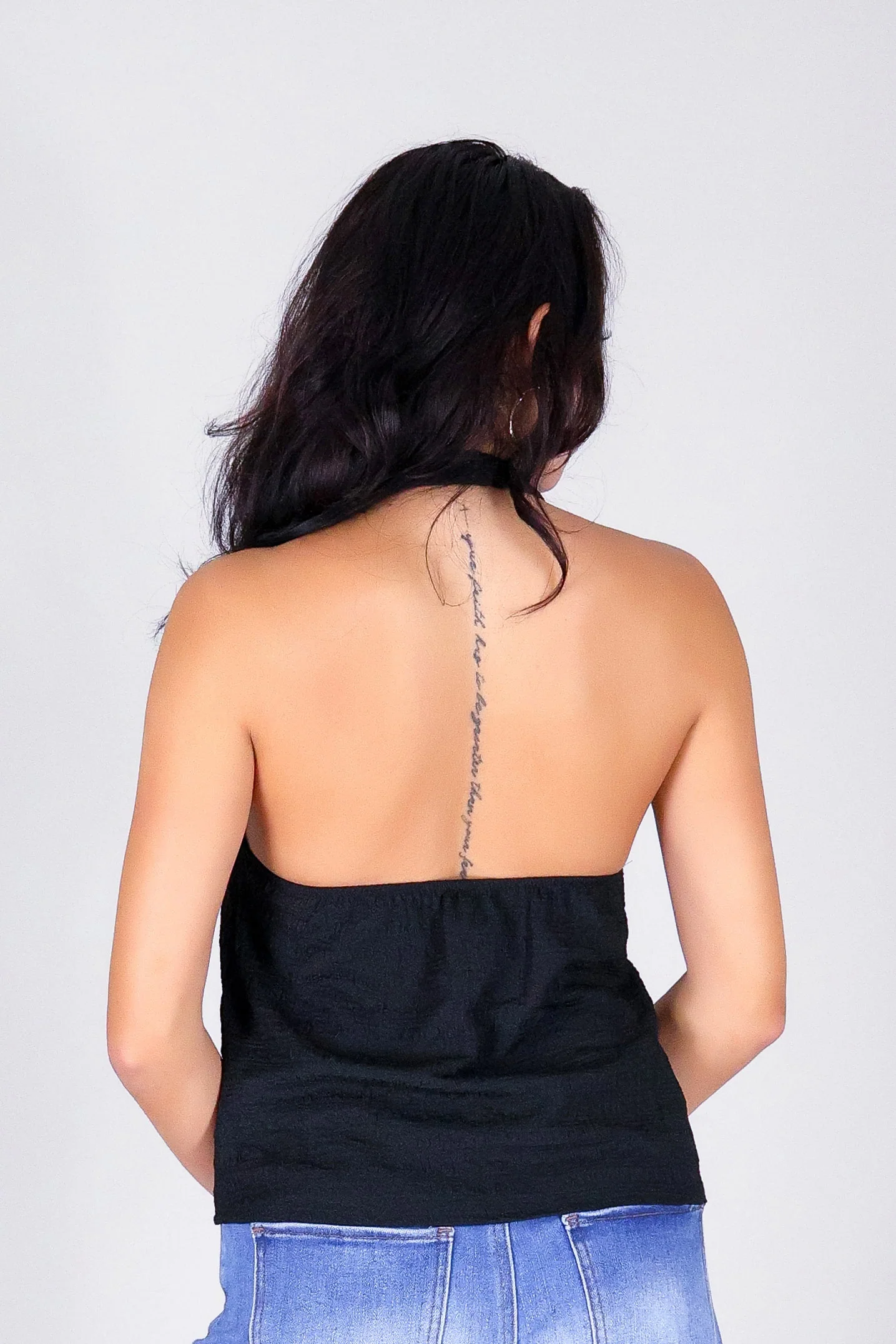 OPEN TO MOTION FLYAWAY HALTER TOP - Image 4
