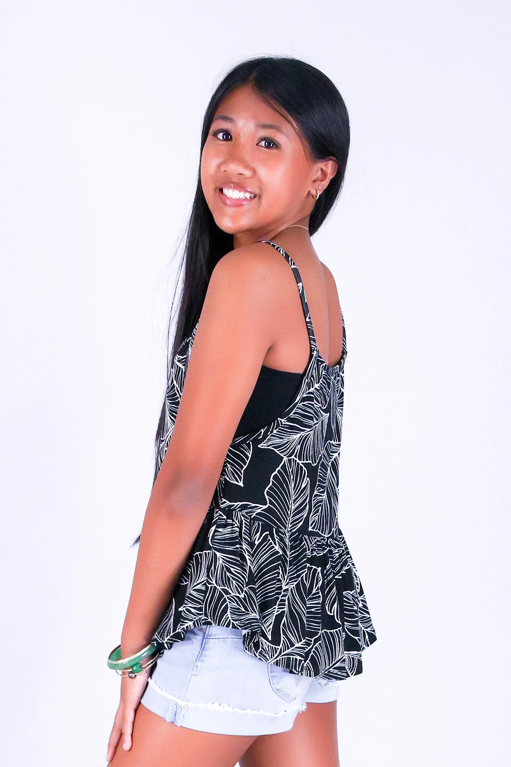 TROPICAL LEAF TOP | KIDS SIZE 2-16 - Image 4
