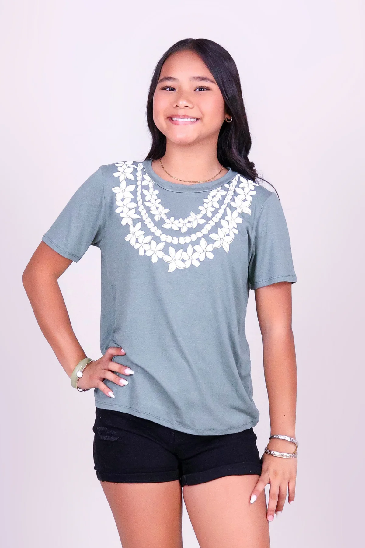 MULTI PIKAKE LEI TEE | KIDS 2-16 - Image 2