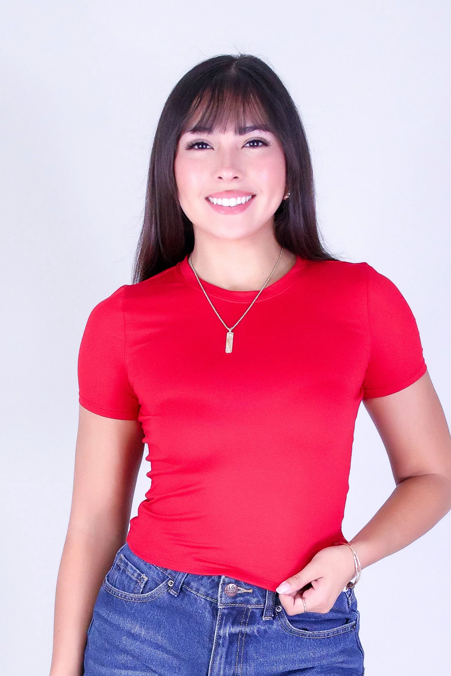 BOLD CROP BASIC TEE - Image 2