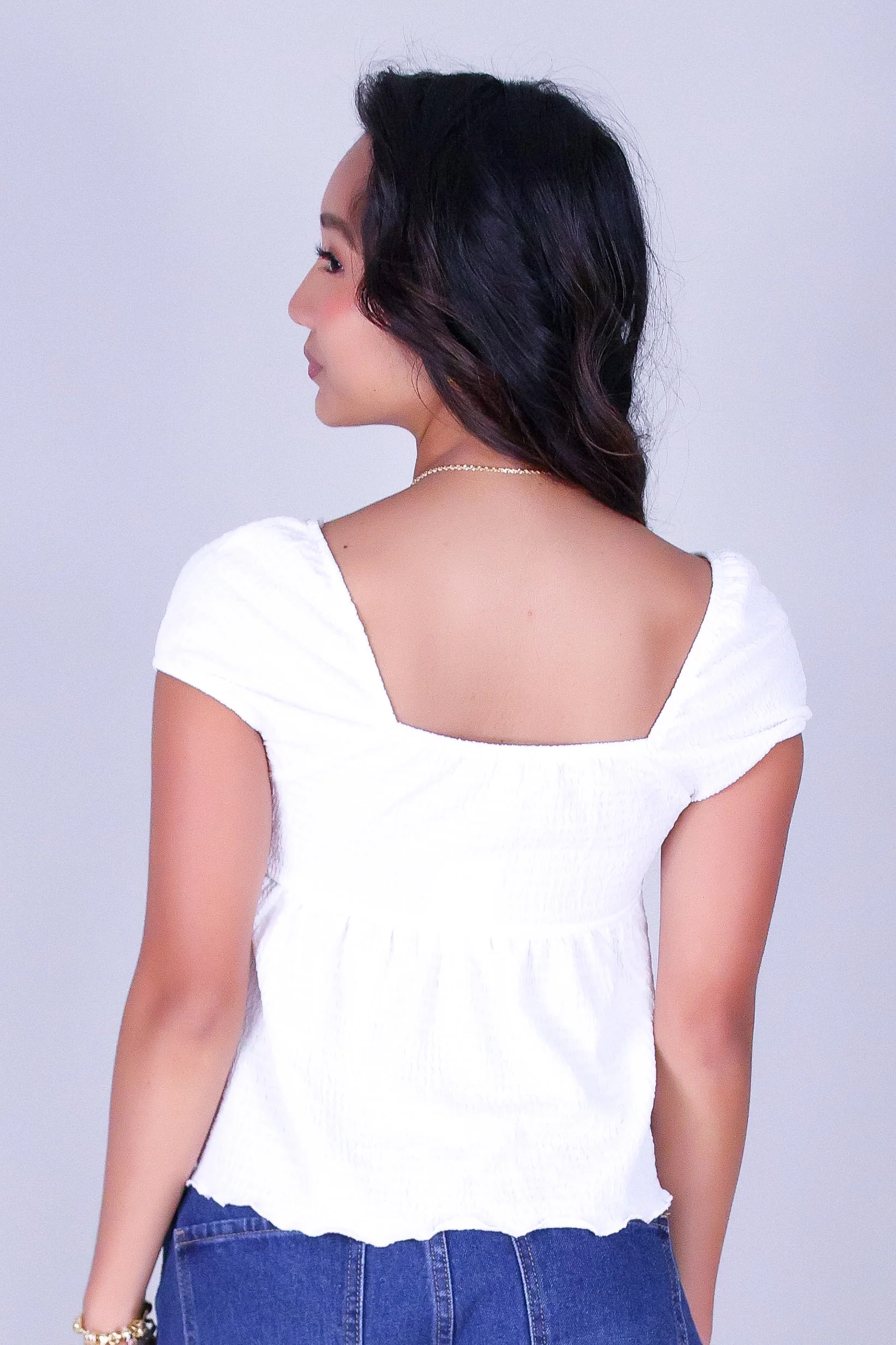 I'LL BE HERE BABYDOLL TOP - Image 4