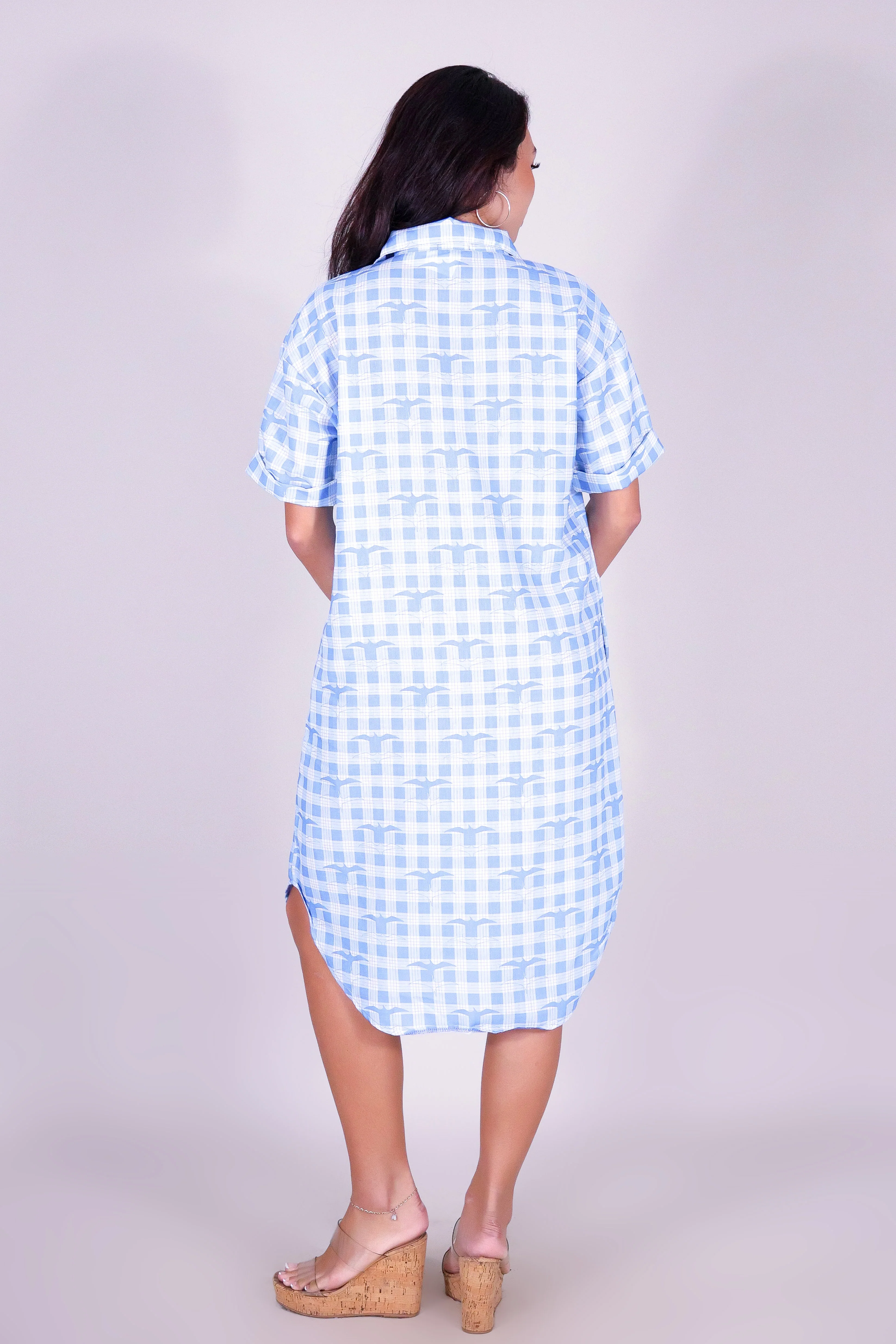 IWA PALAKA BUTTON DOWN DRESS - Image 3