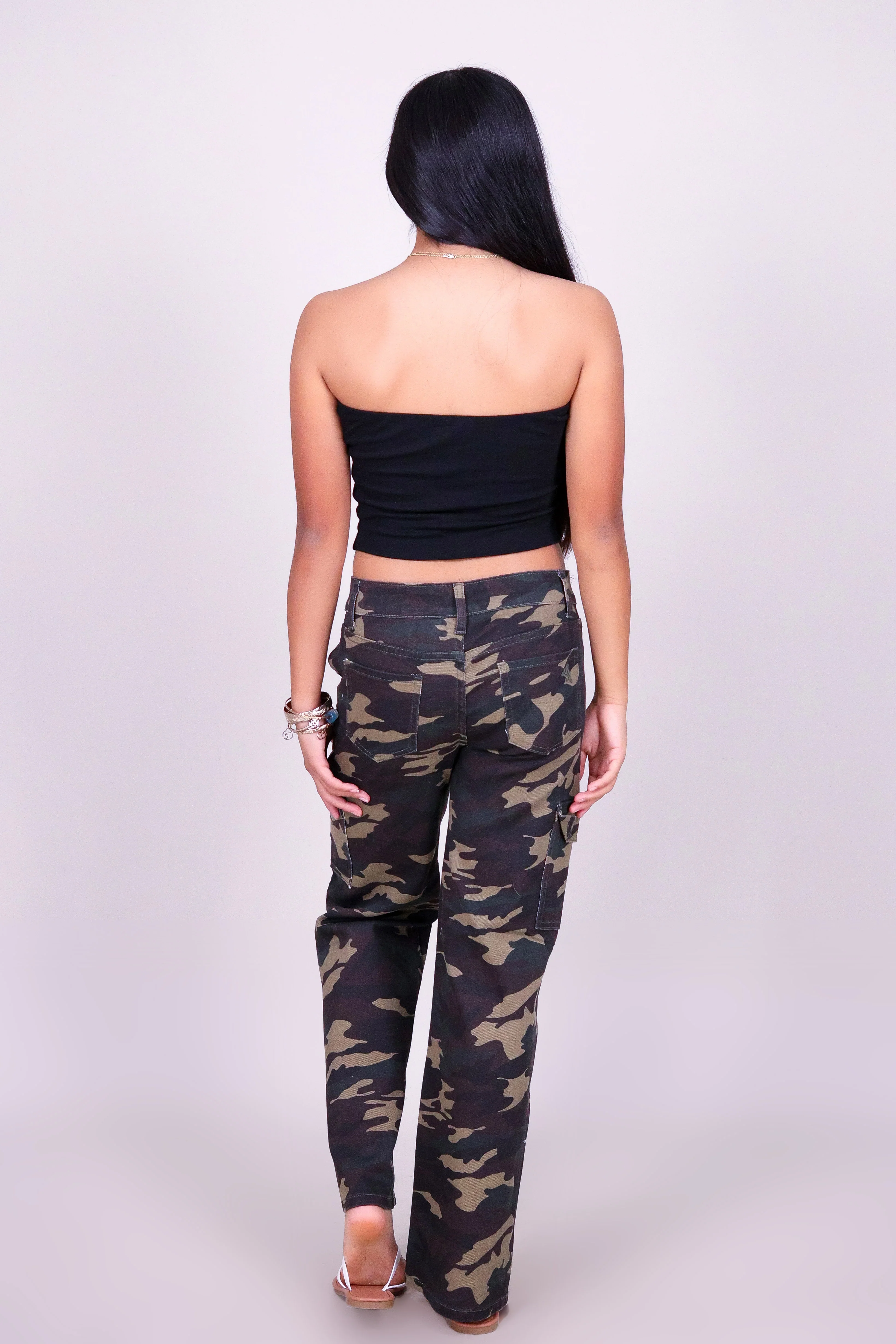 FIELD CAMO CARGO JEANS | KIDS SIZE 2-16 - Image 3
