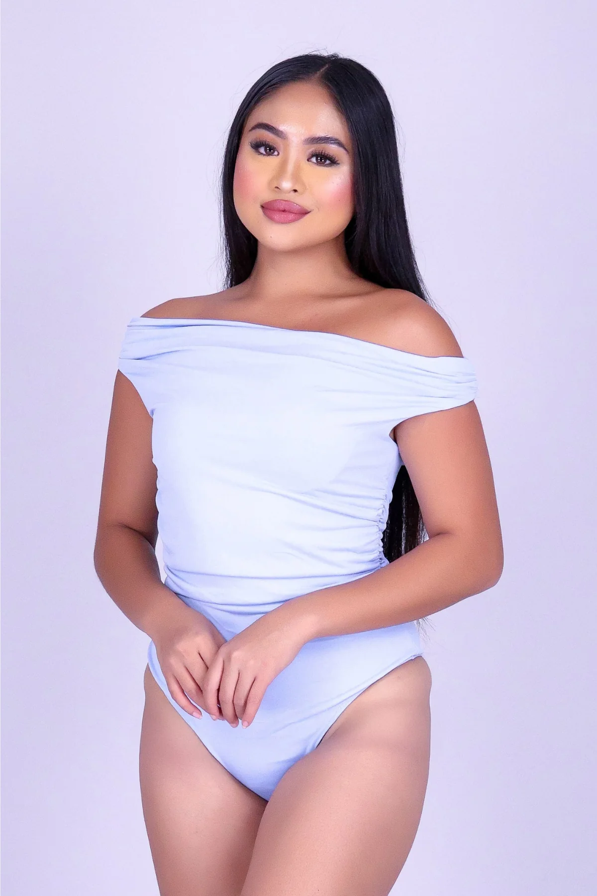 NIGHT LUXE OFF SHOULDER BODYSUIT - Image 2