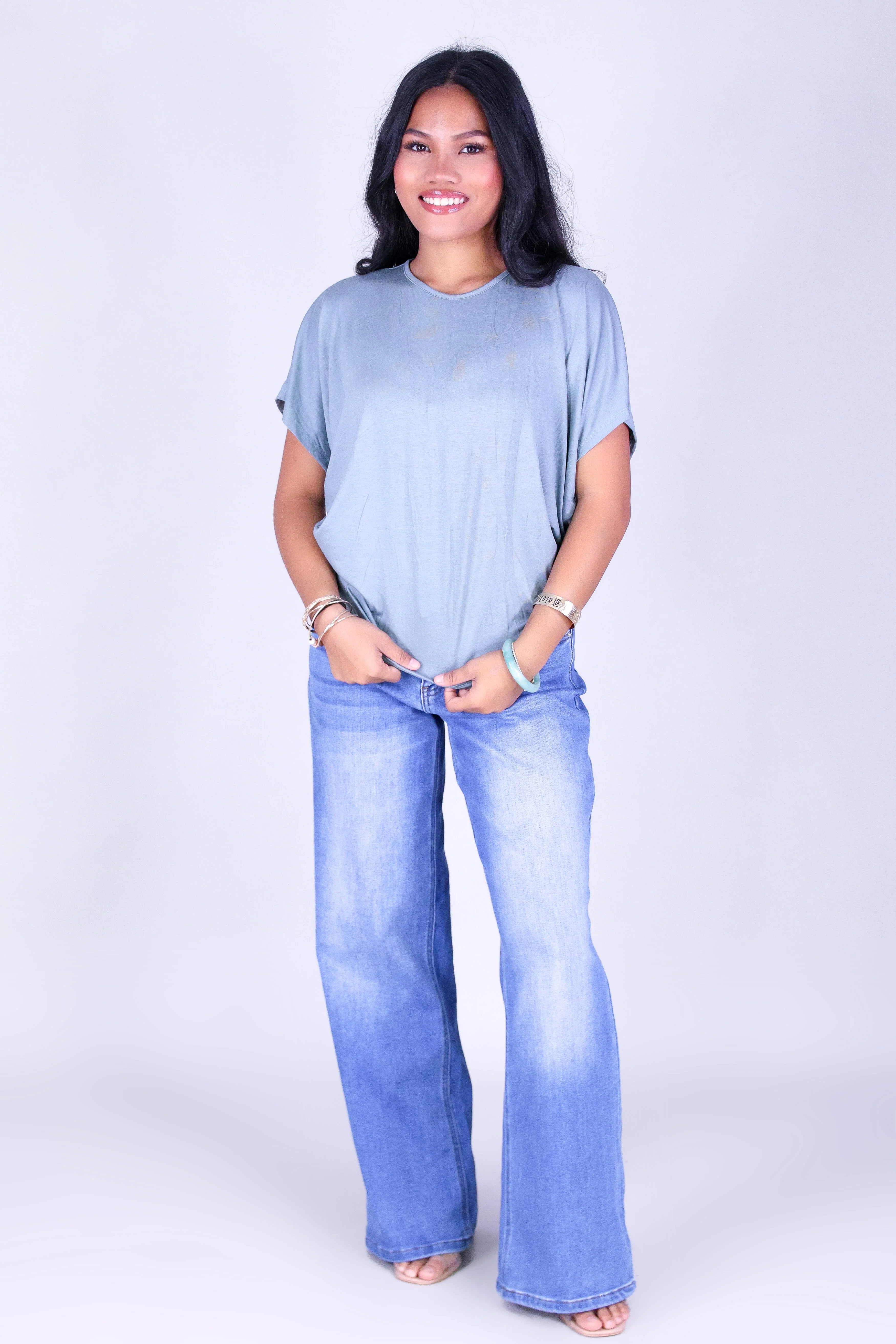JUST IN CASE DOLMAN TOP