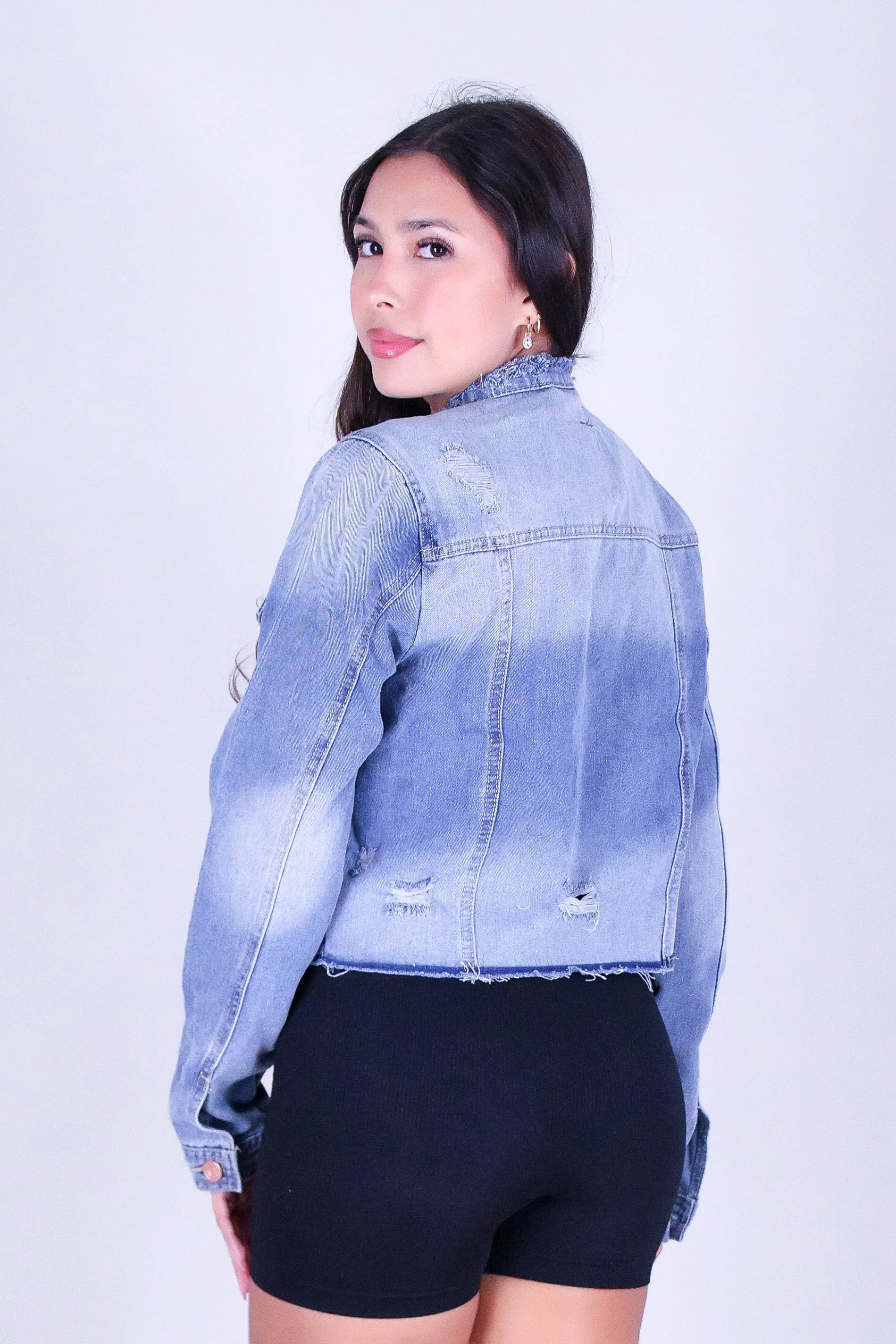 NIGHT RIDER MOTO DENIM JACKET - Image 4