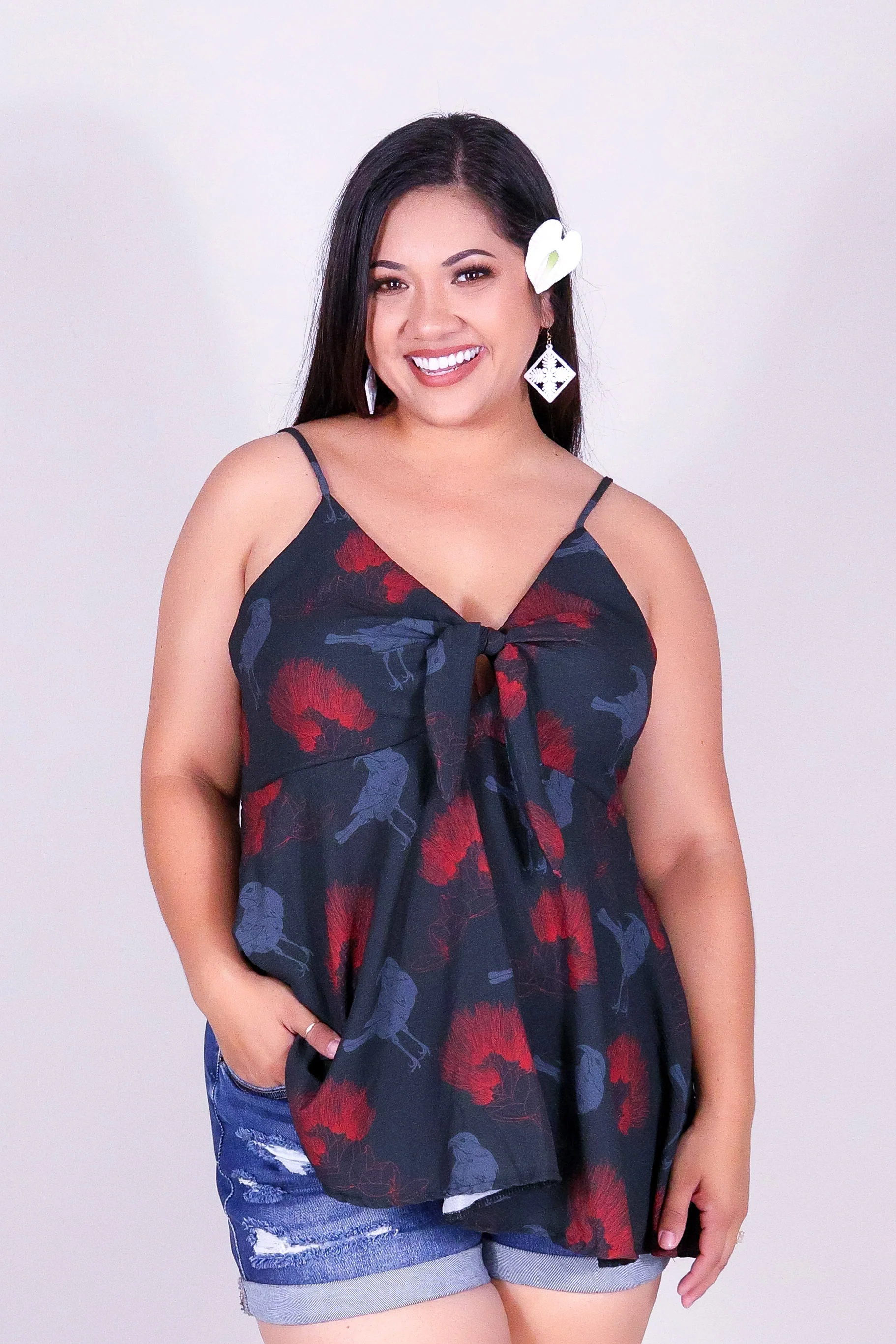 IIWI BIRD TIE FRONT TOP - Image 2