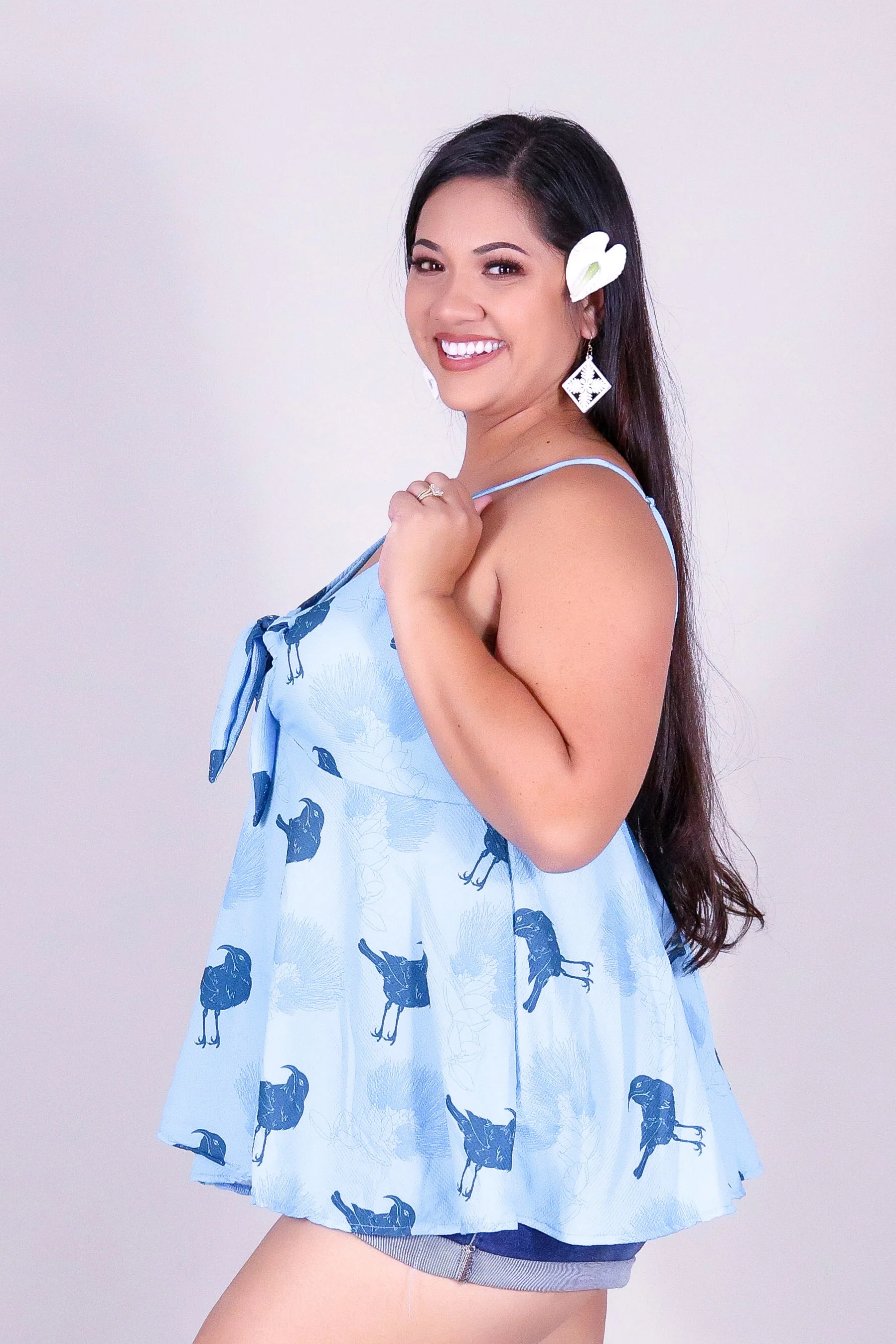 IIWI BIRD TIE FRONT TOP - Image 3