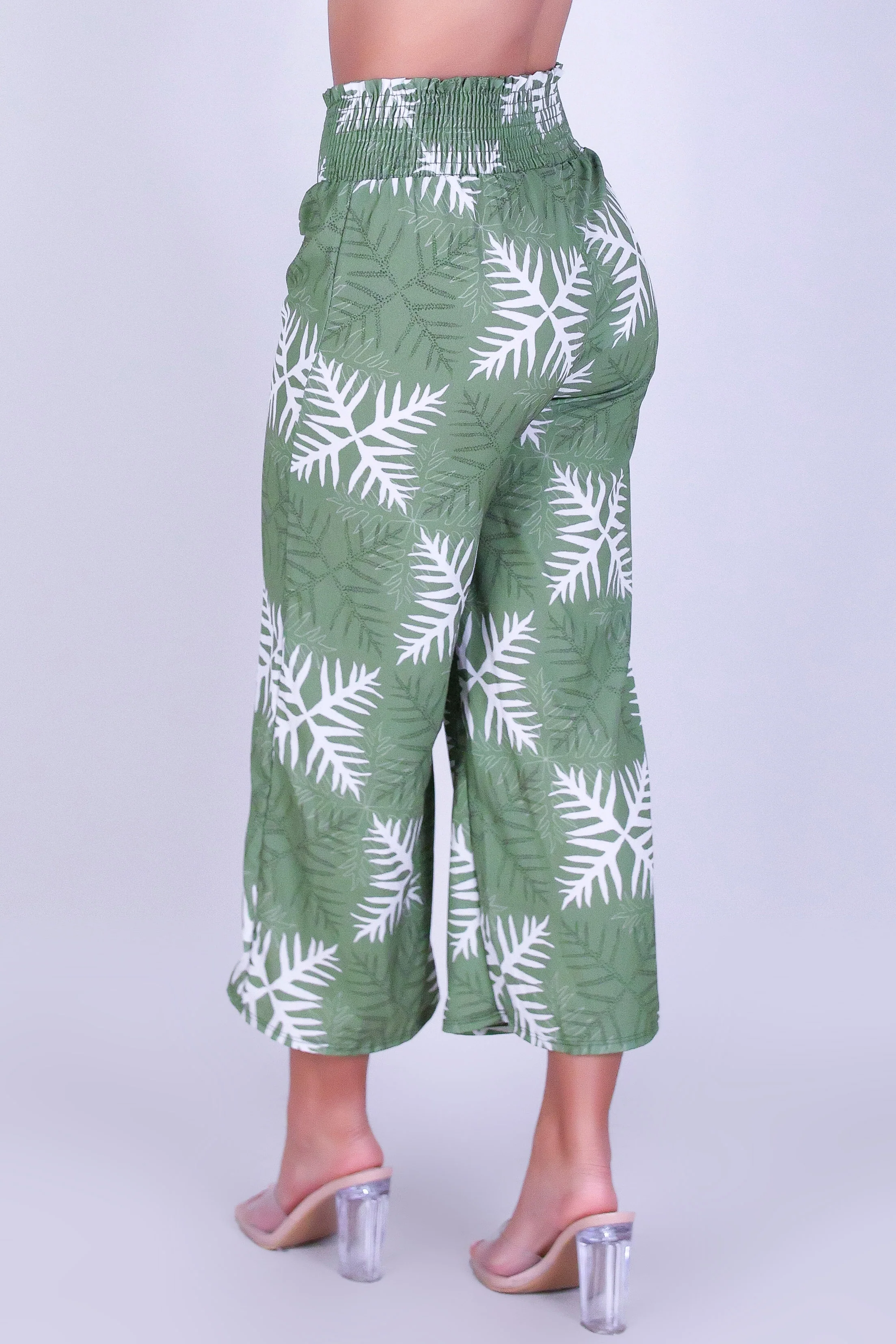 LAUAE QUILT SMOCKED WAIST PANTS - Image 3