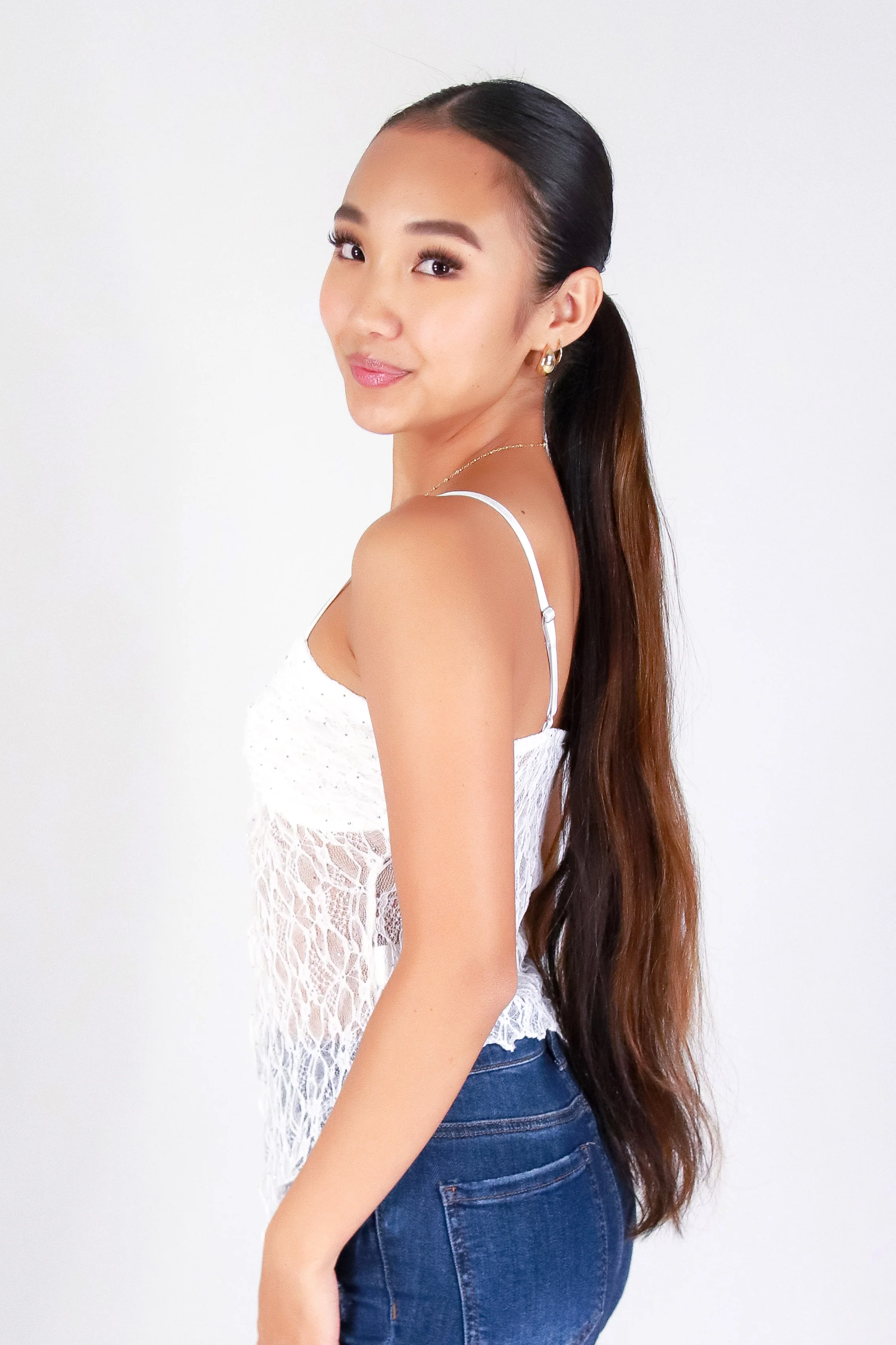 LACE WHISPER FLYAWAY TOP - Image 3