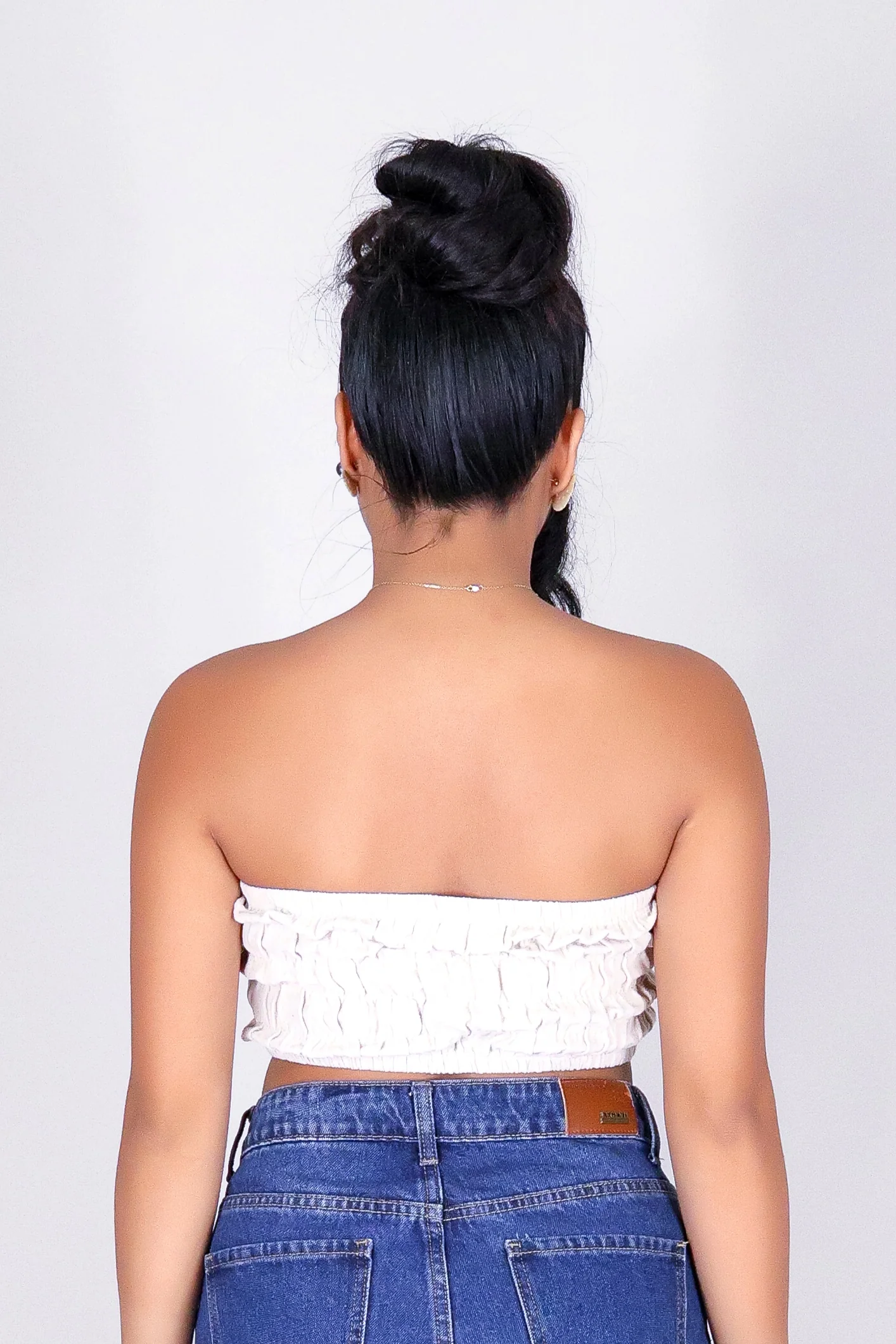 SUGAR SMOCK CROP TUBE TOP - Image 4